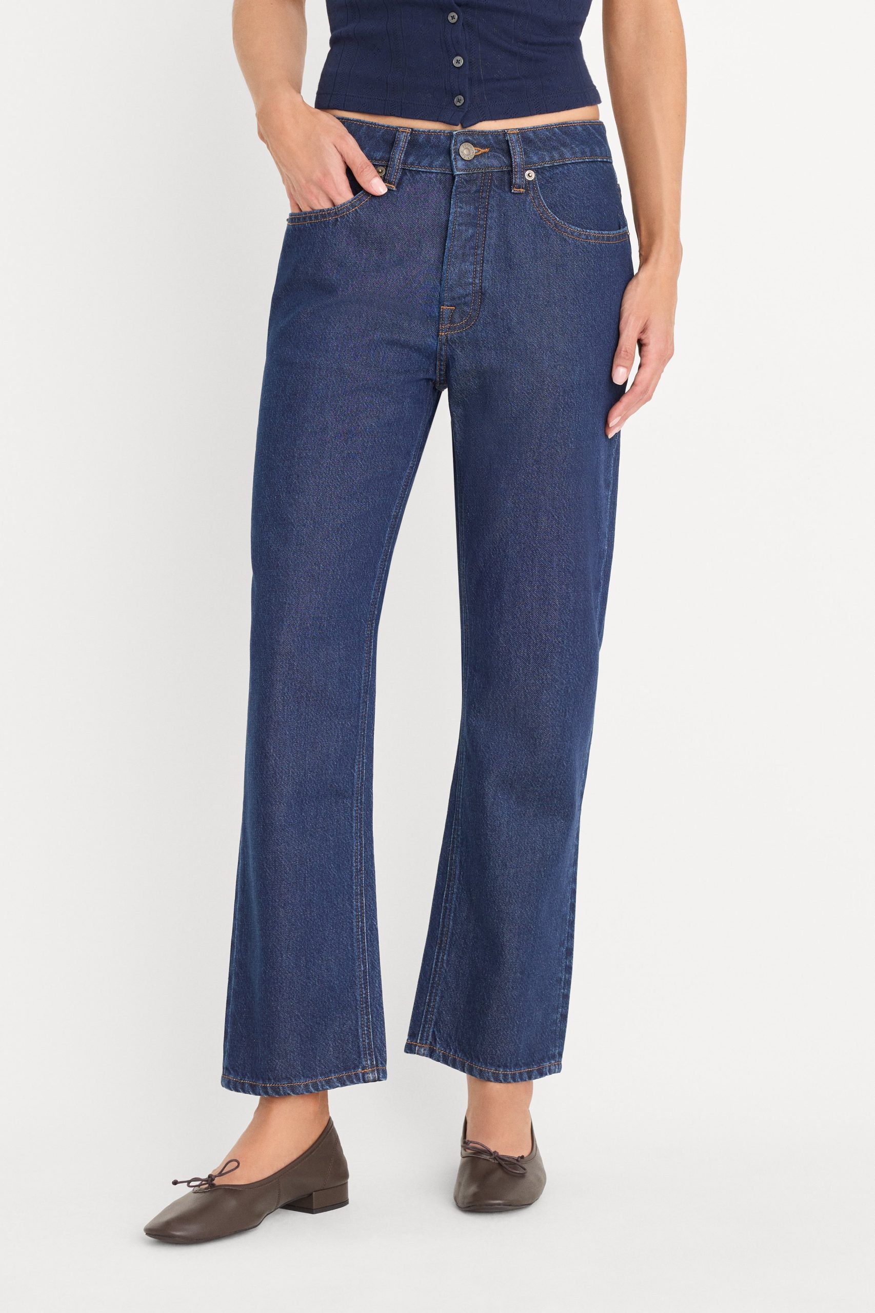 WEIGHTLESS BOYFRIEND JEANS | INDIGO - Image 2
