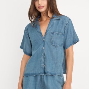 THE DENIM CAMP SHIRT