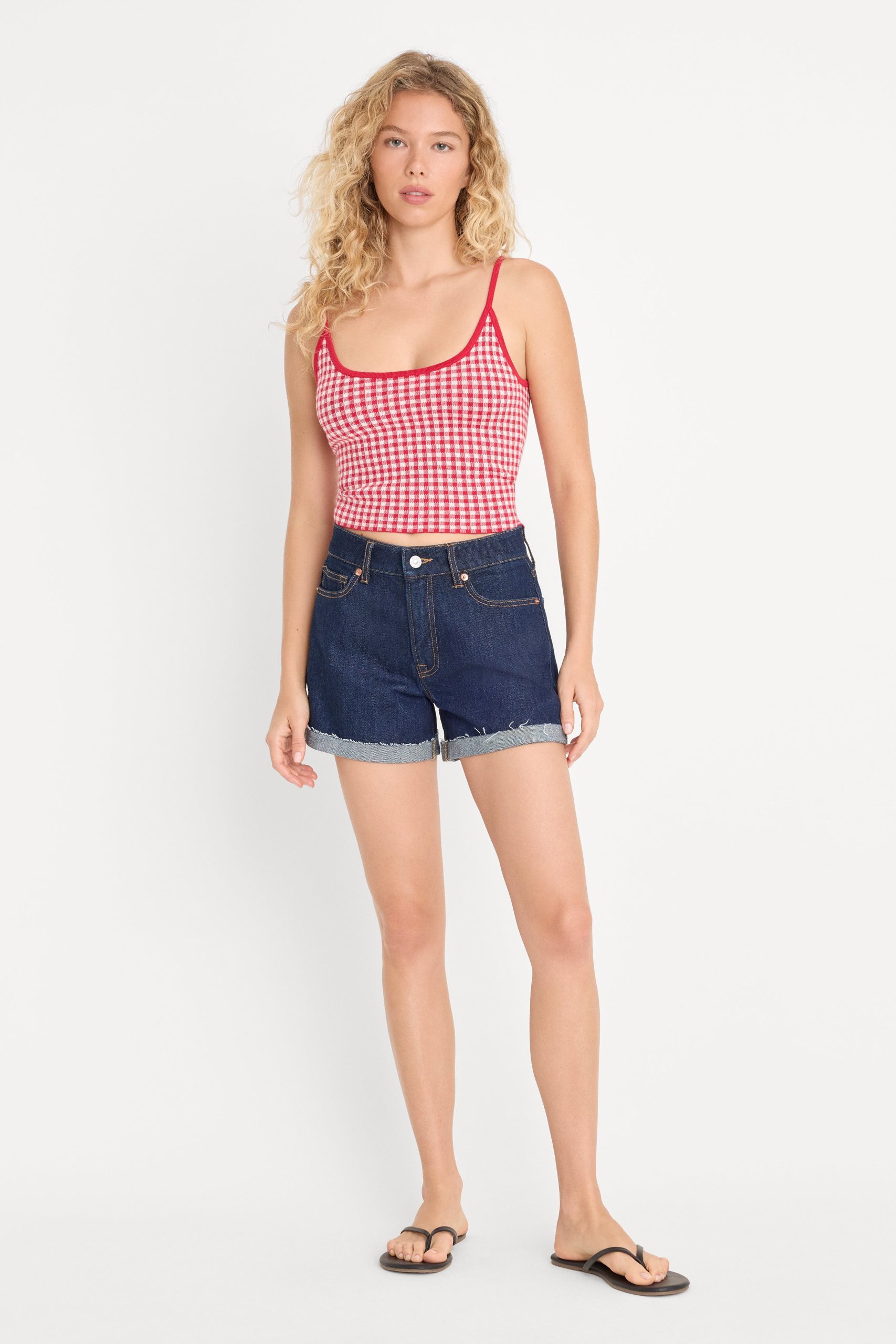 THE KEEPSAKE TANK | CHERRY GINGHAM - Image 4