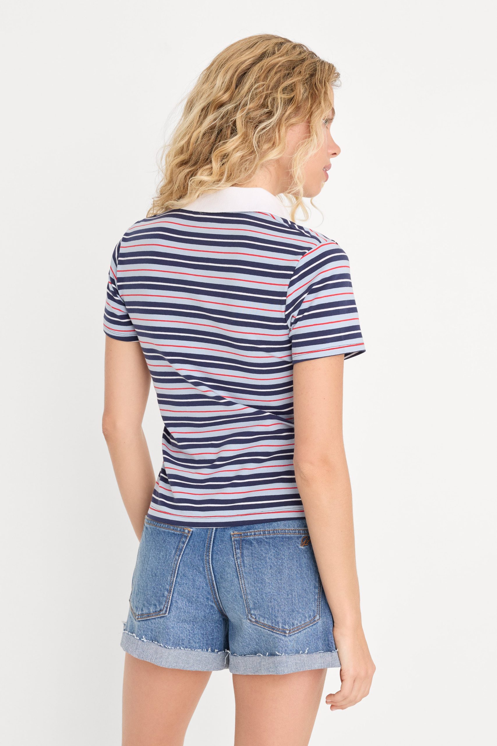 THE EASY POLO | AMERICANA HORIZONTAL STRIPE - Image 3