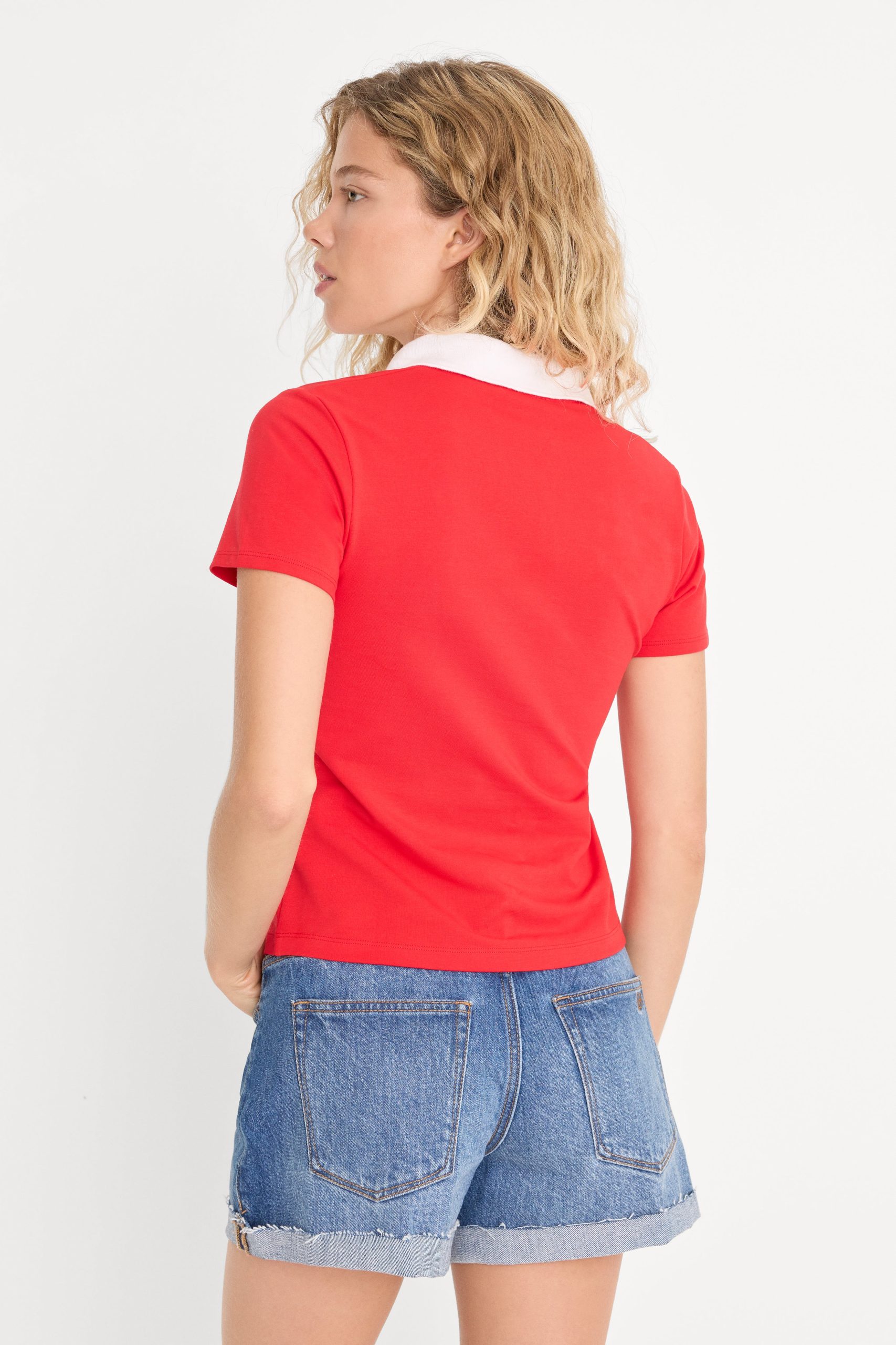 THE EASY POLO | POP RED - Image 4