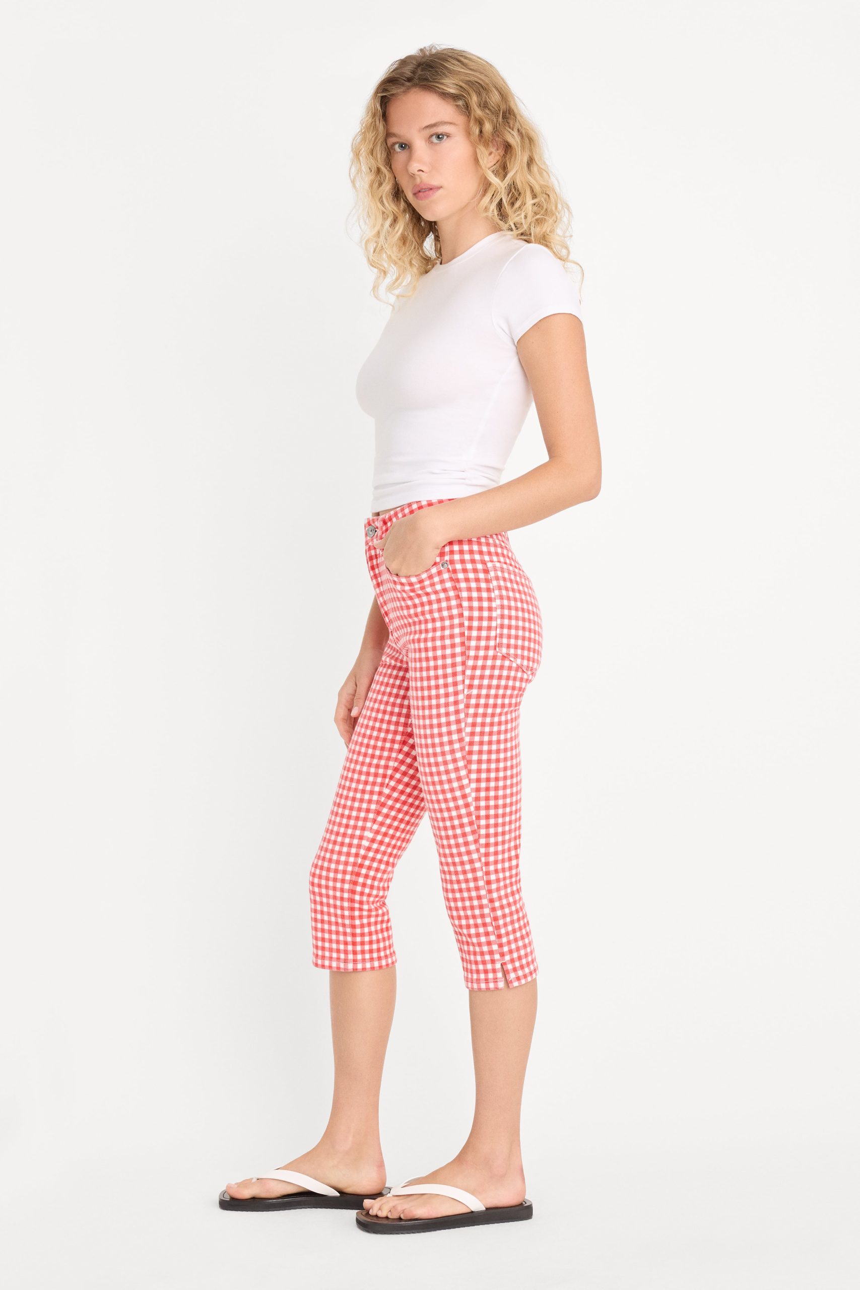GOOD LEGS CAPRI | POP GINGHAM LARGE - Image 4