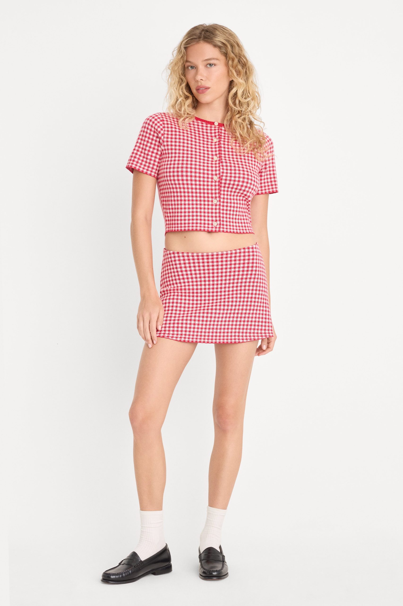 THE KEEPSAKE SKORT | CHERRY GINGHAM