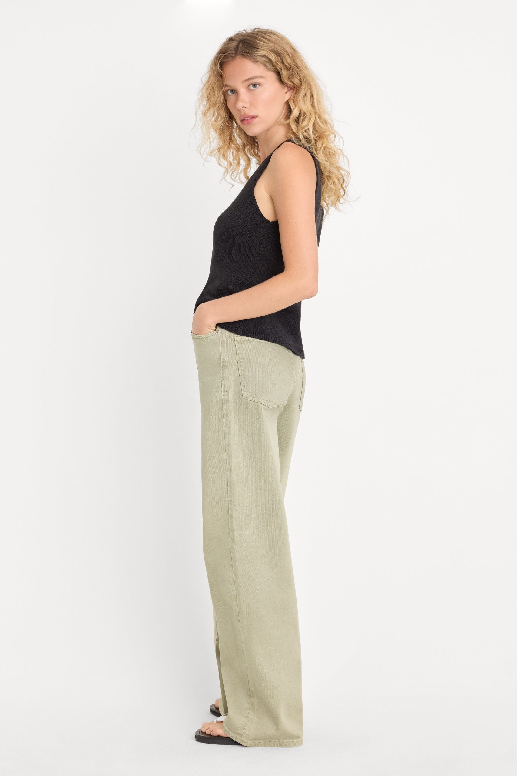 VINTAGE WIDE JEANS | BEACHGRASS - Image 4