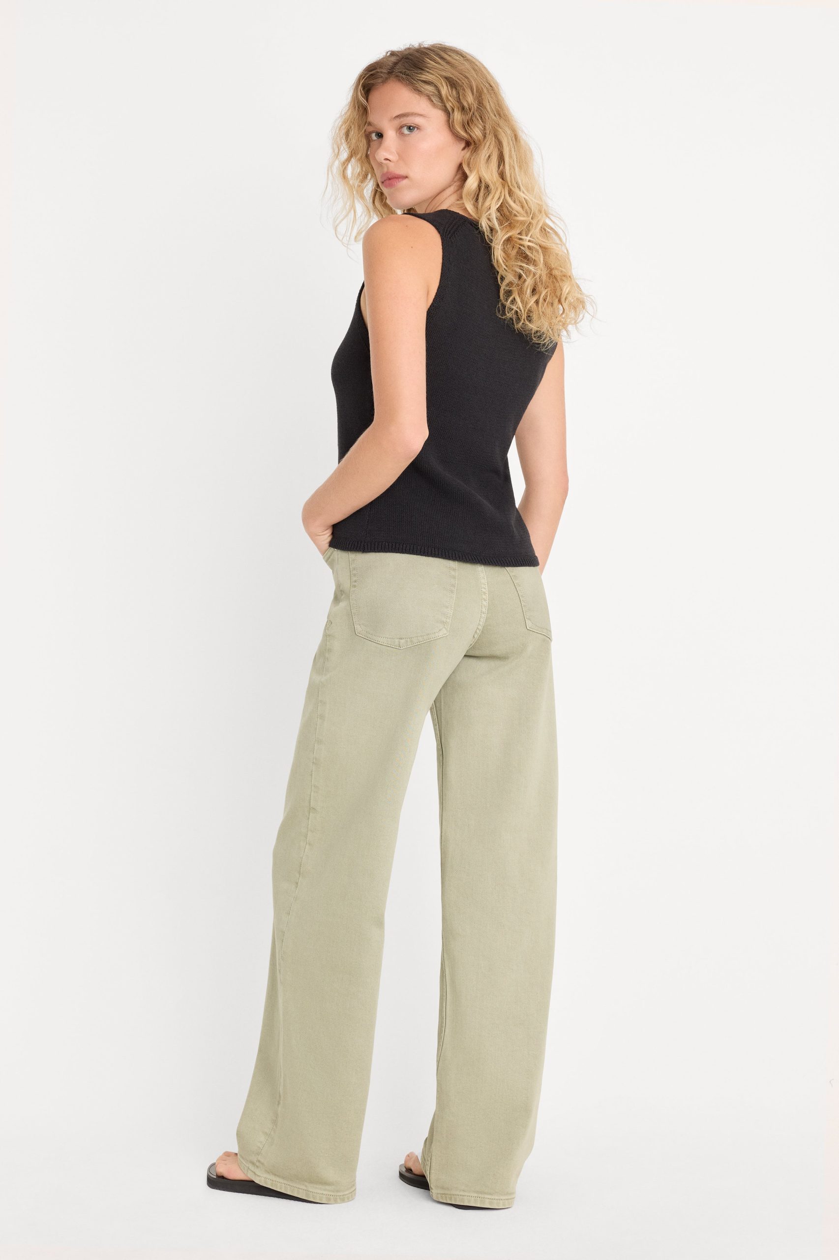 VINTAGE WIDE JEANS | BEACHGRASS - Image 6