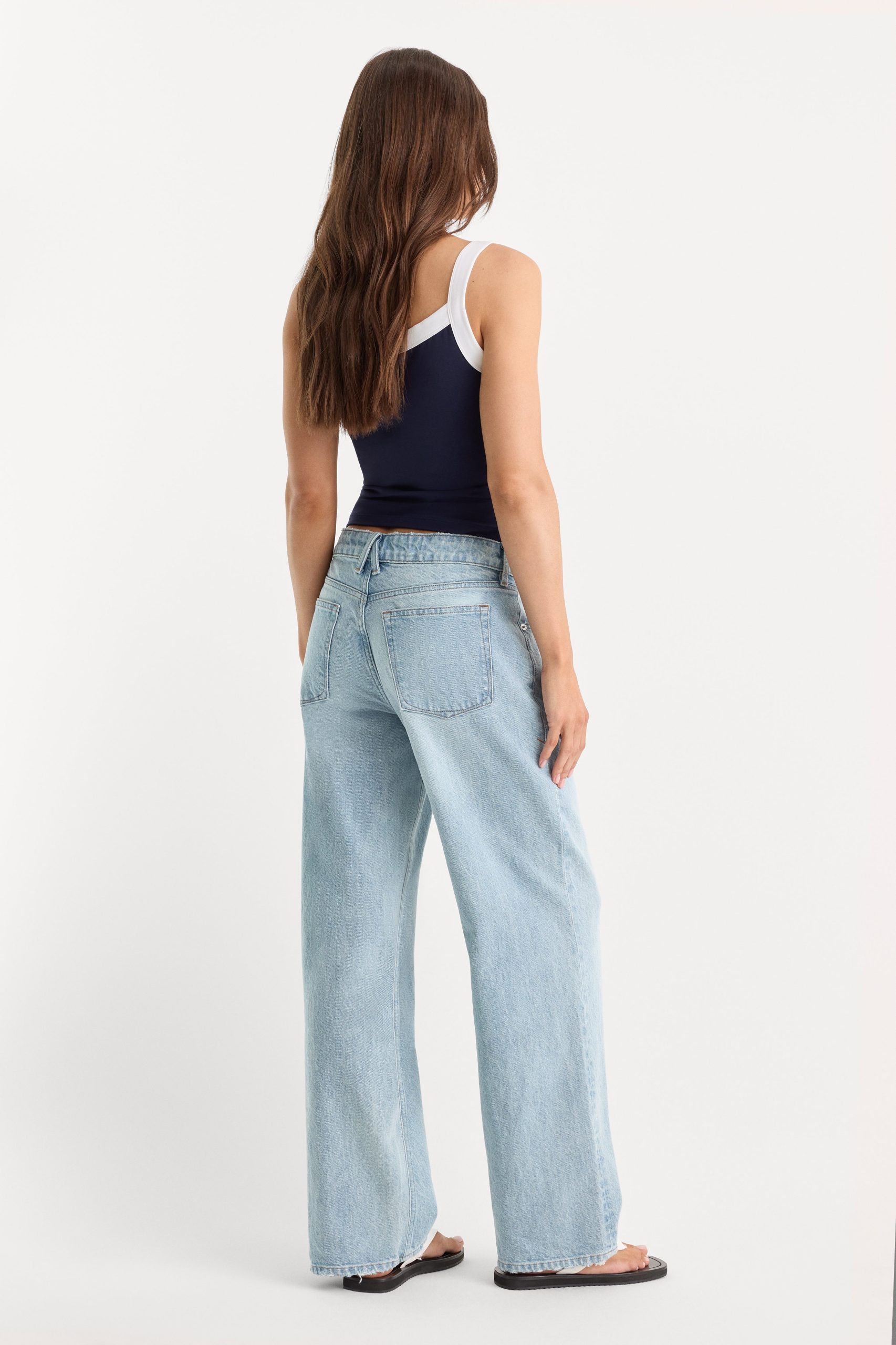 LOW RELAXED STRAIGHT JEANS | INDIGO1220 - Image 5