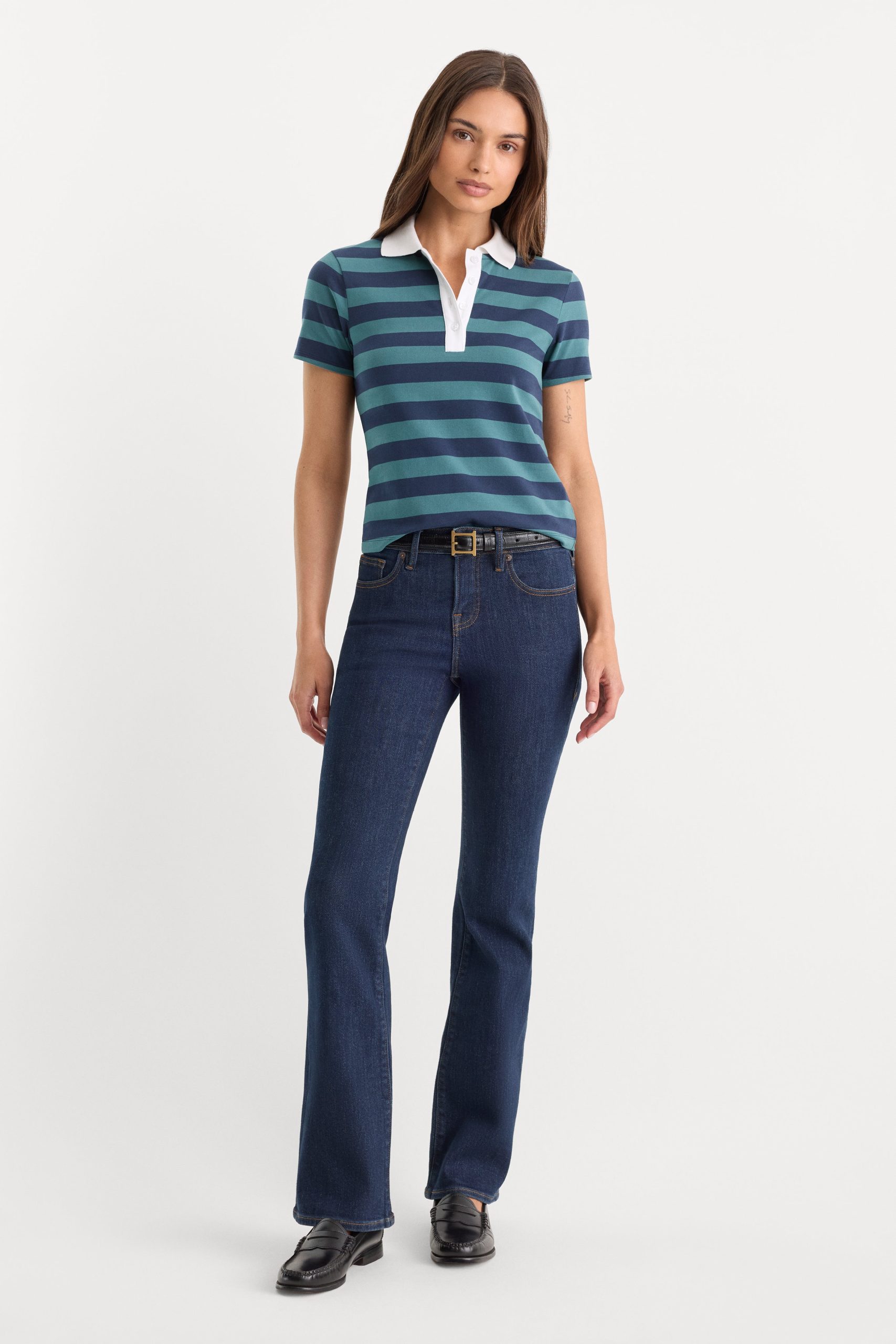 GOOD LOW RISE BOOTCUT JEANS | INDIGO1231