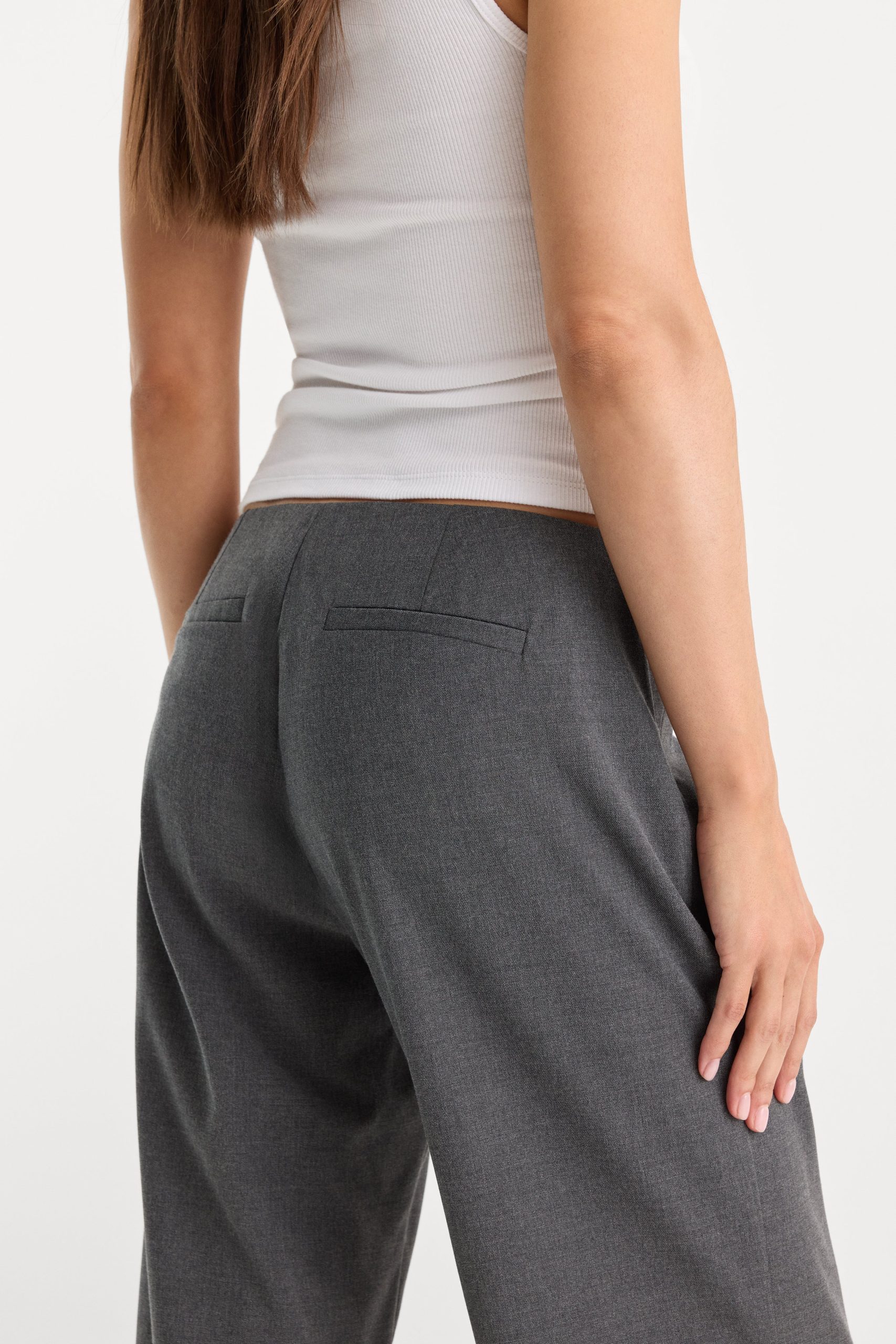 THE LOW RISE TROUSER | ASH - Image 5