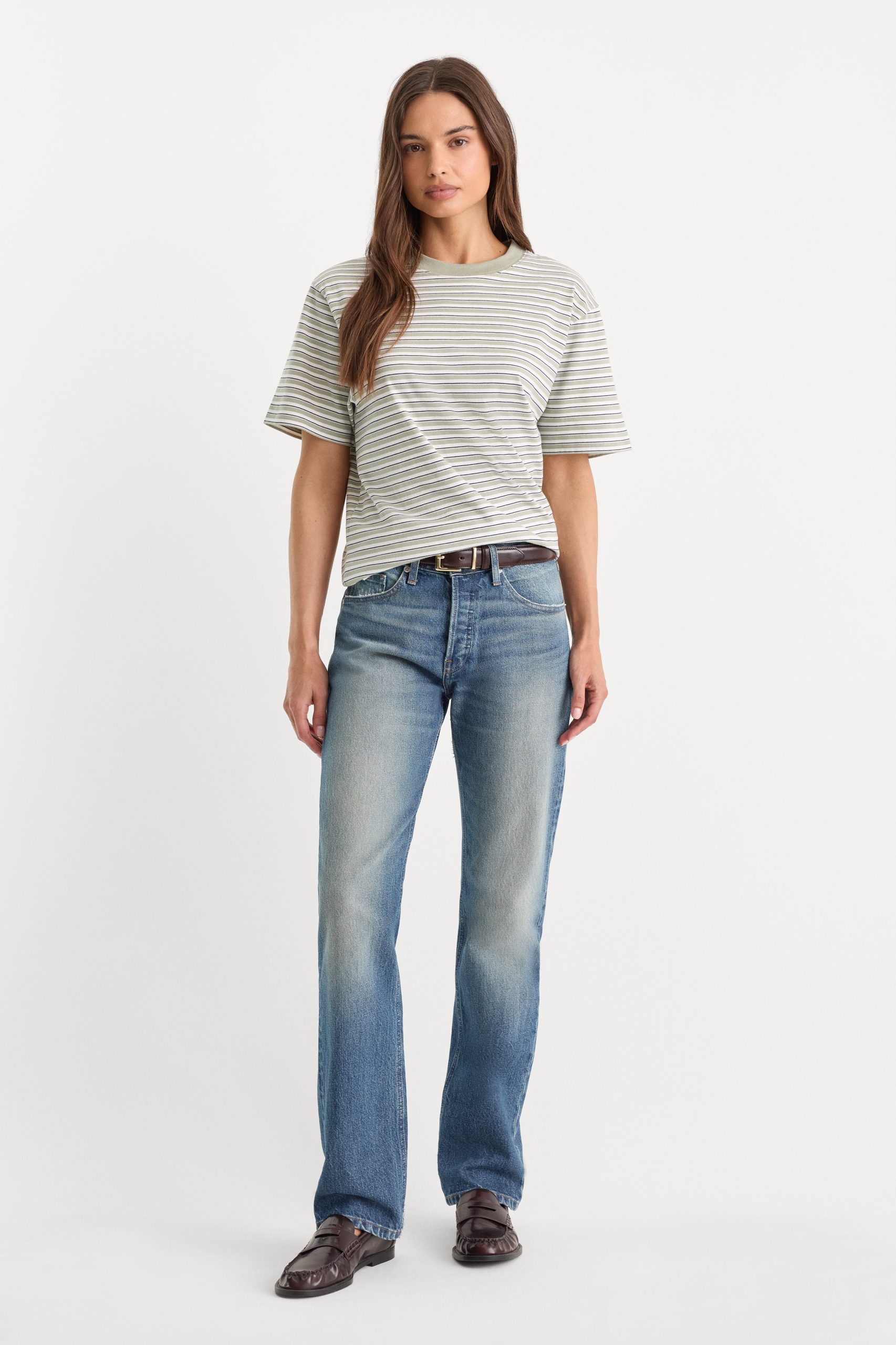 THE OVERSIZED TEE | CLASSIC STRIPE MOSSWELL - Image 3