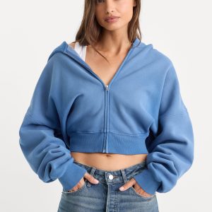 THE ZIP UP SWEATSHIRT | BLUE DRIFT