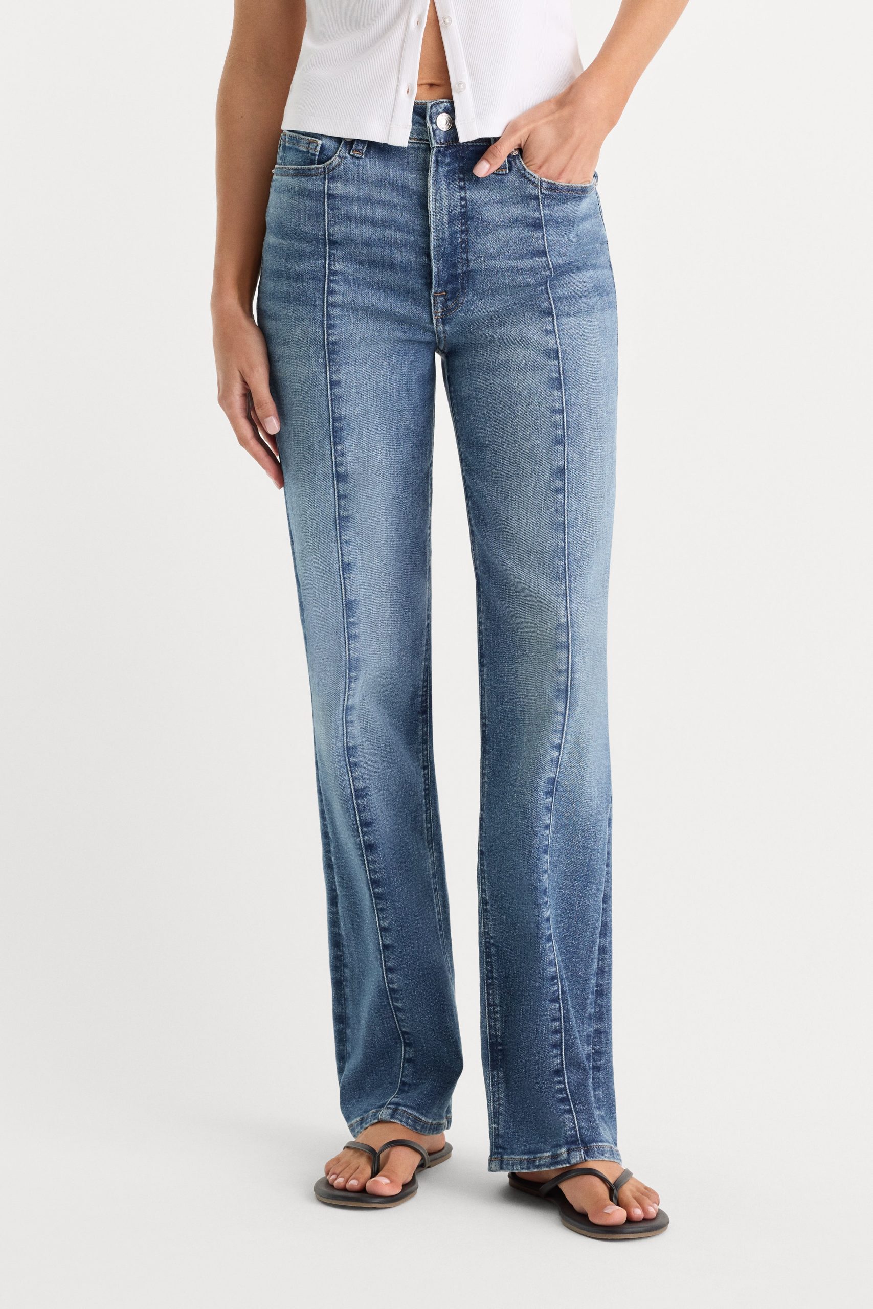 GOOD TRUE STRAIGHT JEANS | INDIGO1236 - Image 2
