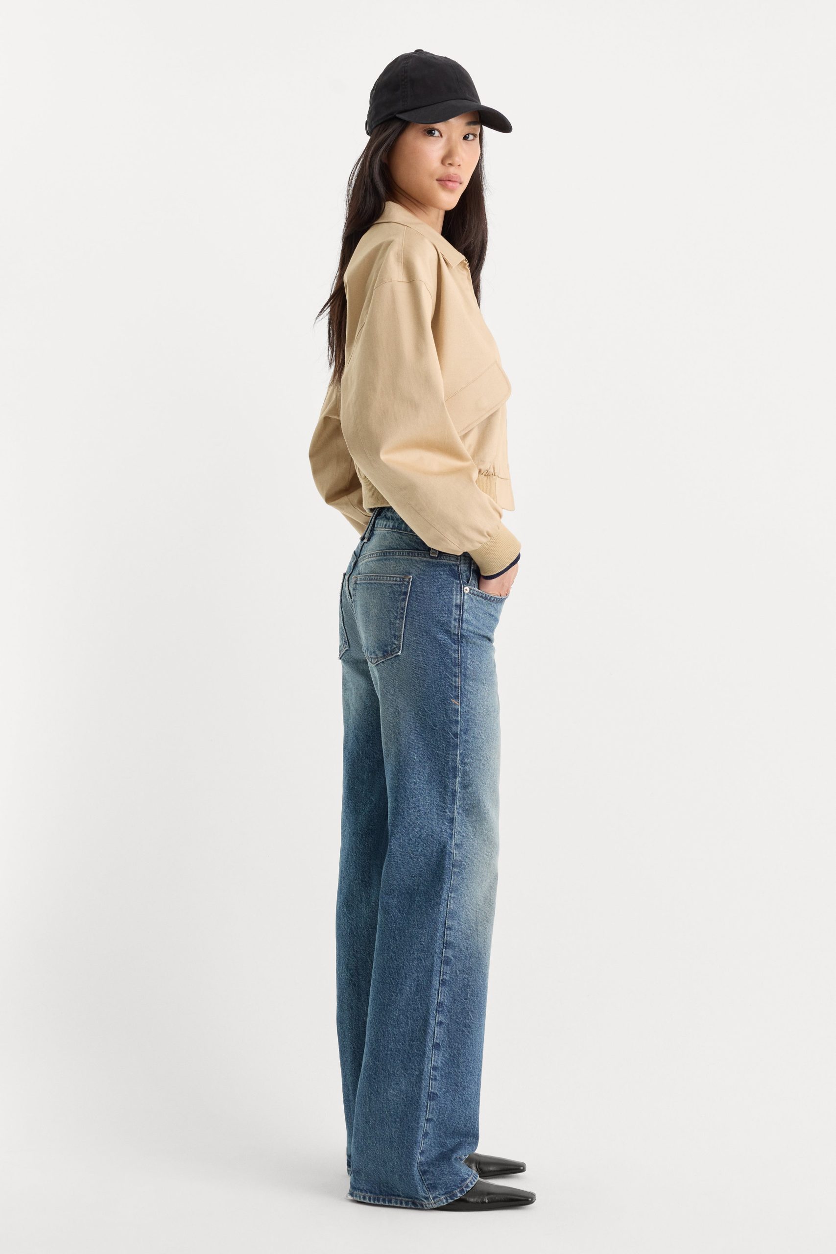 VINTAGE LOW RISE BOOTCUT JEANS | INDIGO1282 - Image 4