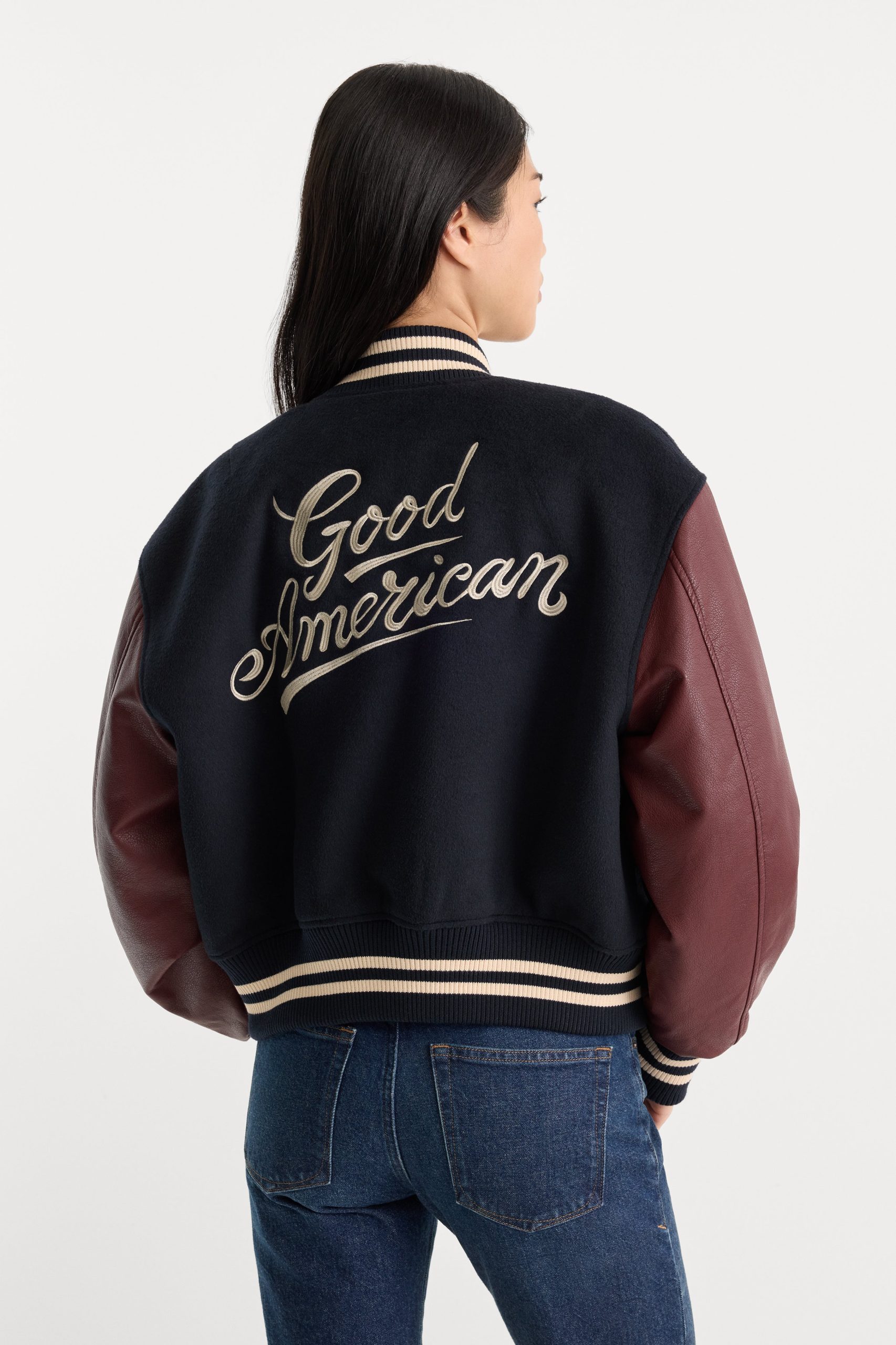 THE TEAM VARSITY JACKET | NEW NAVY002 - Image 2