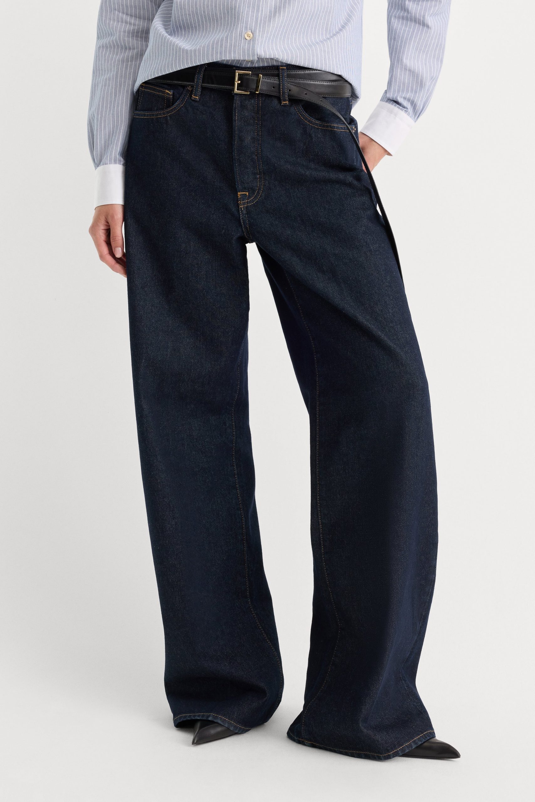VINTAGE LOW SLUNG BAGGY JEANS | RINSE - Image 2