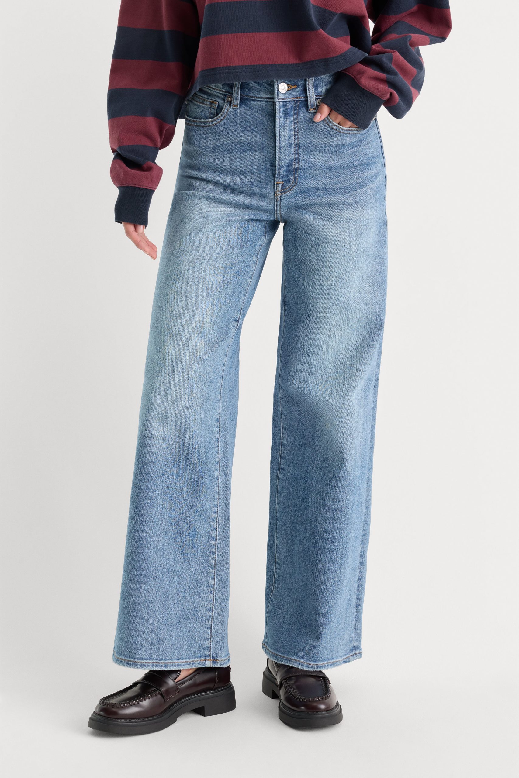 GOOD WAIST PALAZZO ANKLE JEANS | CEDARWICK - Image 2