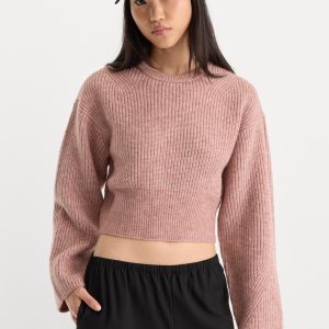 THE CHUNKY KNIT SWEATER | DUSTY BLUSH