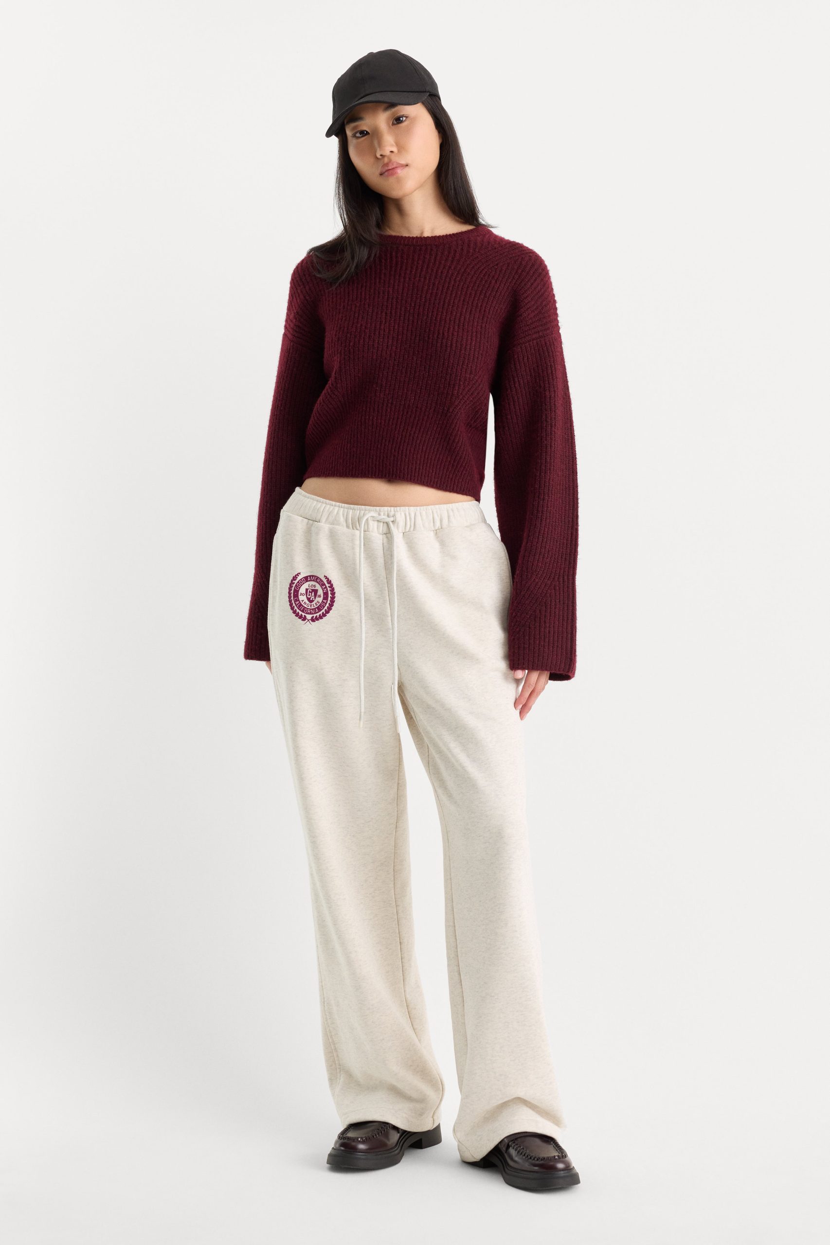 THE BRUSHED FLEECE SWEATPANT | OATMEAL - Image 2