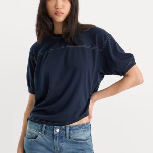 THE GYM TEE | NEW NAVY002