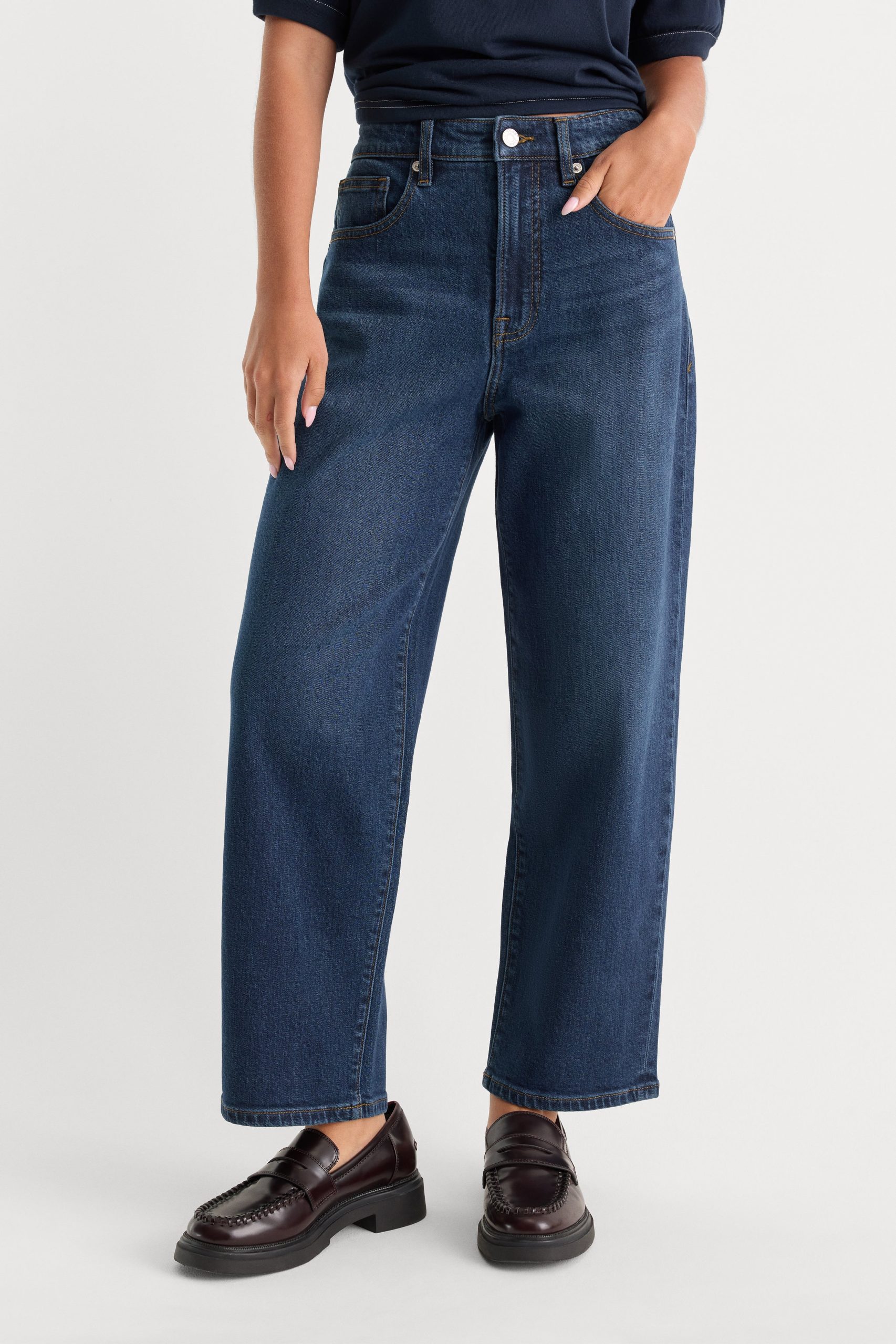 VINTAGE BARREL ANKLE JEANS | MERIDIAN - Image 2