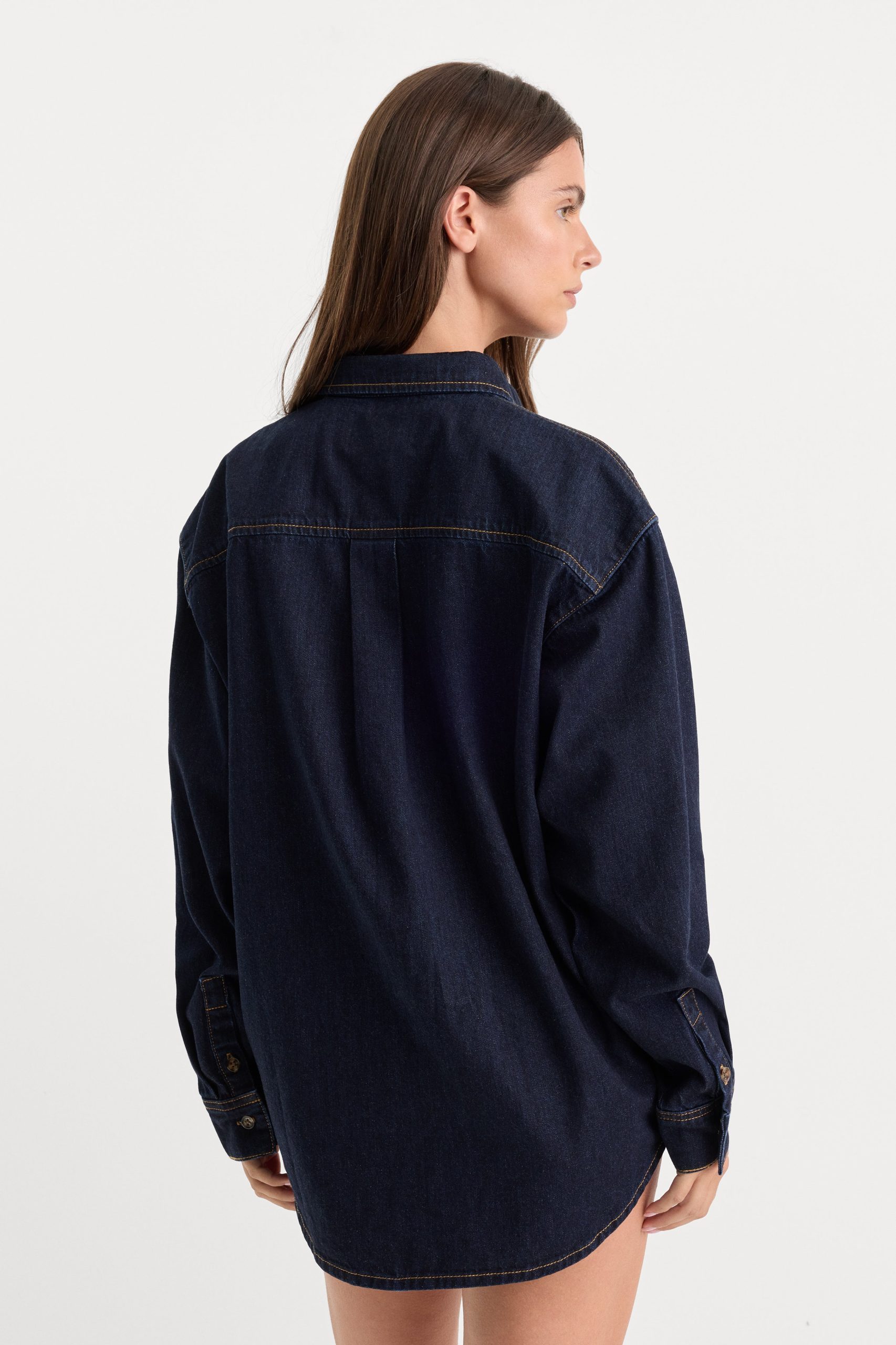THE DENIM EASY SHIRT | INDIGO1389 - Image 4