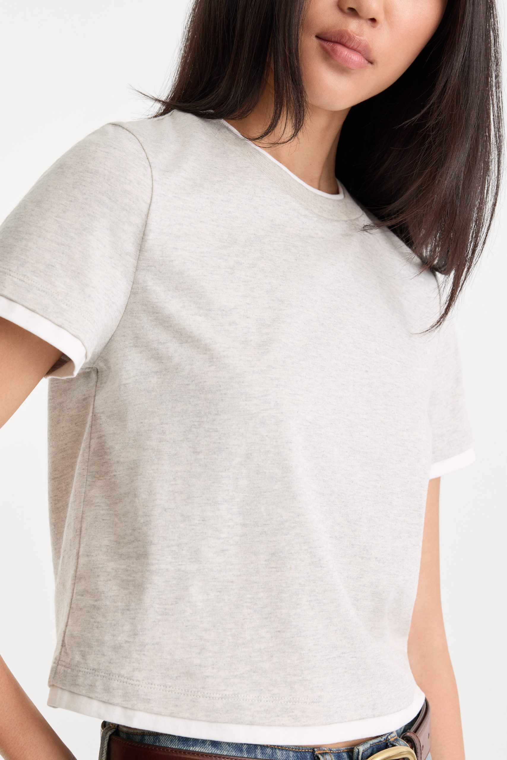 THE LAYERED TEE | VINTAGE GREY - Image 4