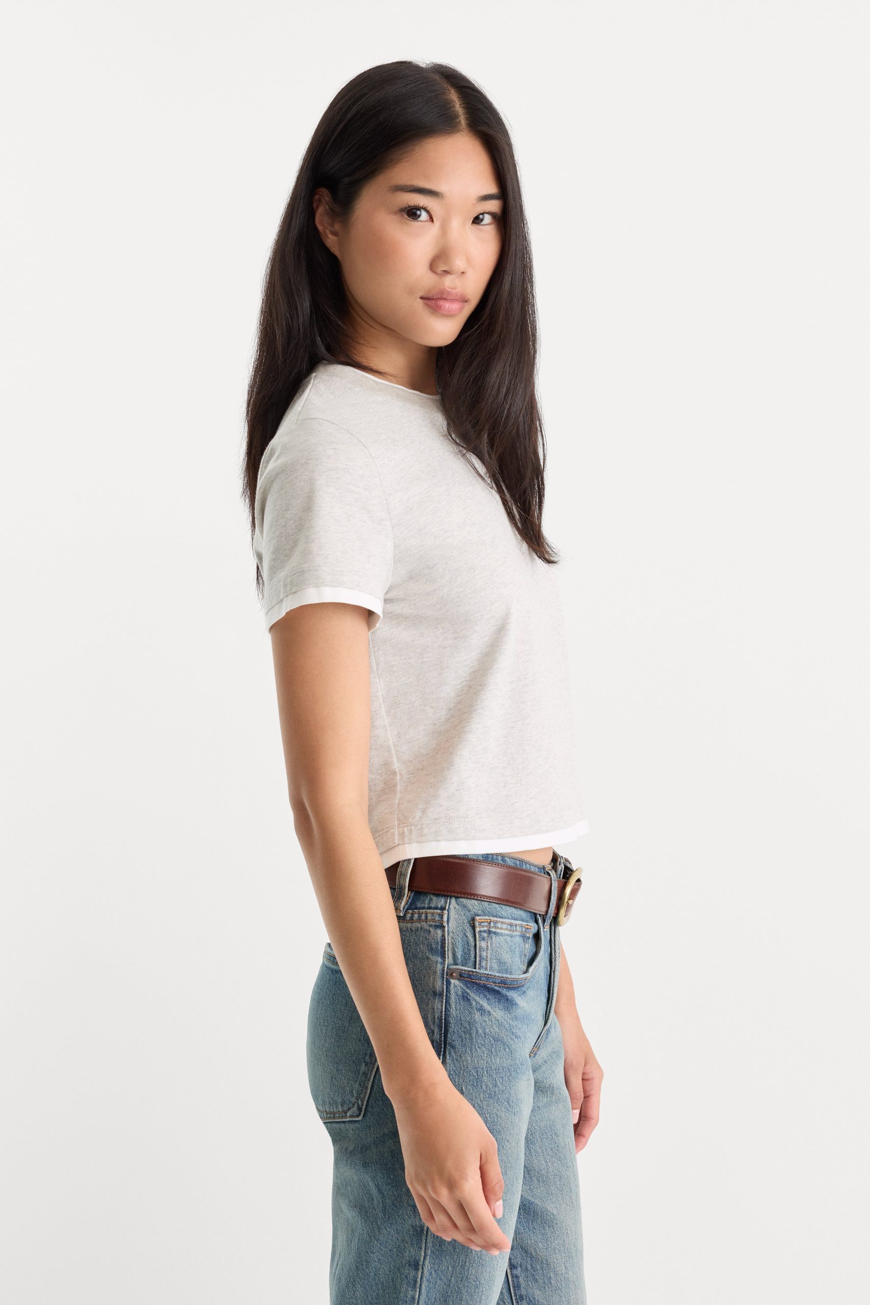 THE LAYERED TEE | VINTAGE GREY - Image 3