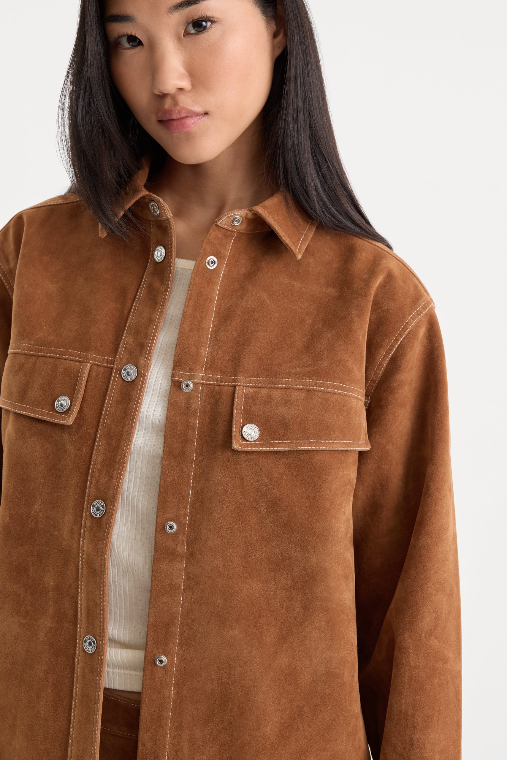 THE BETTER THAN SUEDE OVERSHIRT | CAFE CLAY - Image 2