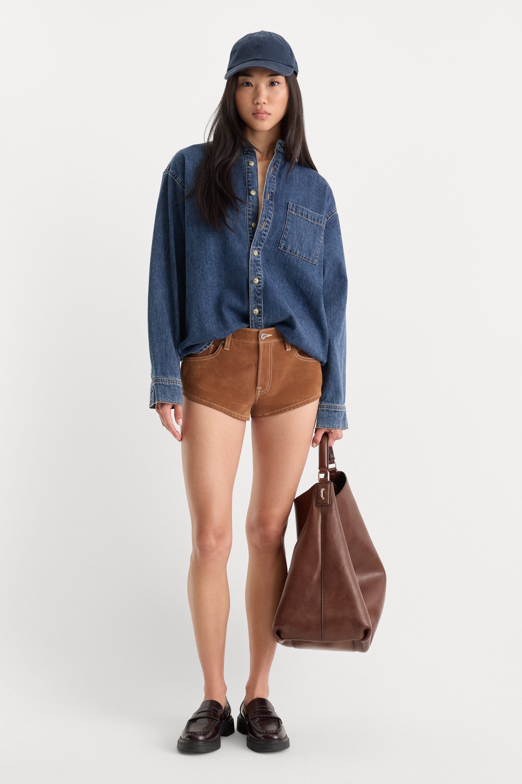 THE BETTER THAN SUEDE MICRO SHORT | CAFE CLAY - Image 2