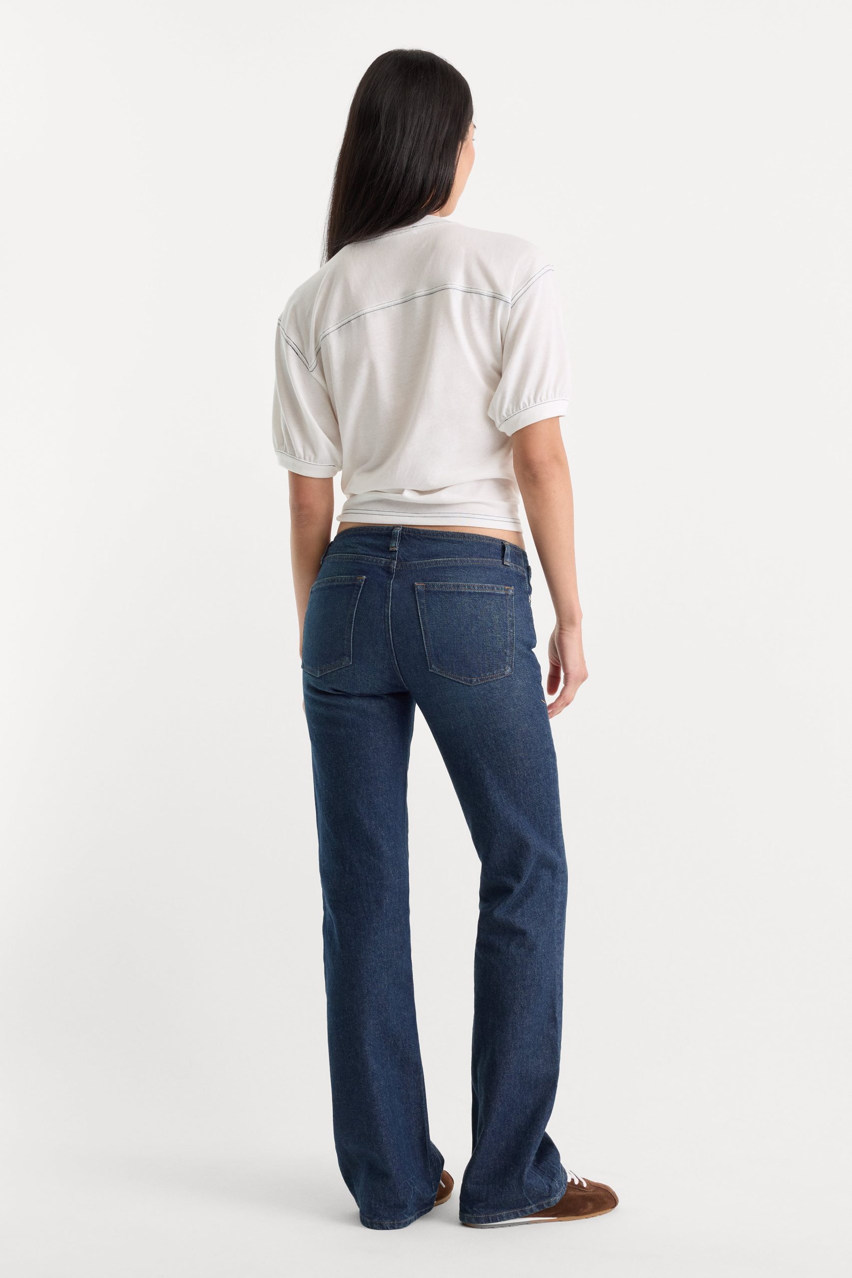 GHOST WAIST LOW RISE BOOTCUT JEANS | QUIRK - Image 6