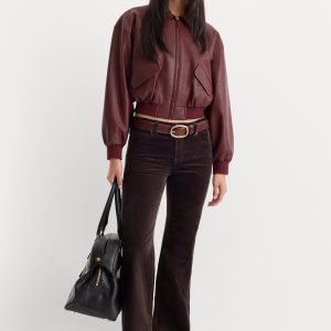 GOOD LOW RISE BOOTCUT CORDUROY PANT | ESPRESSO