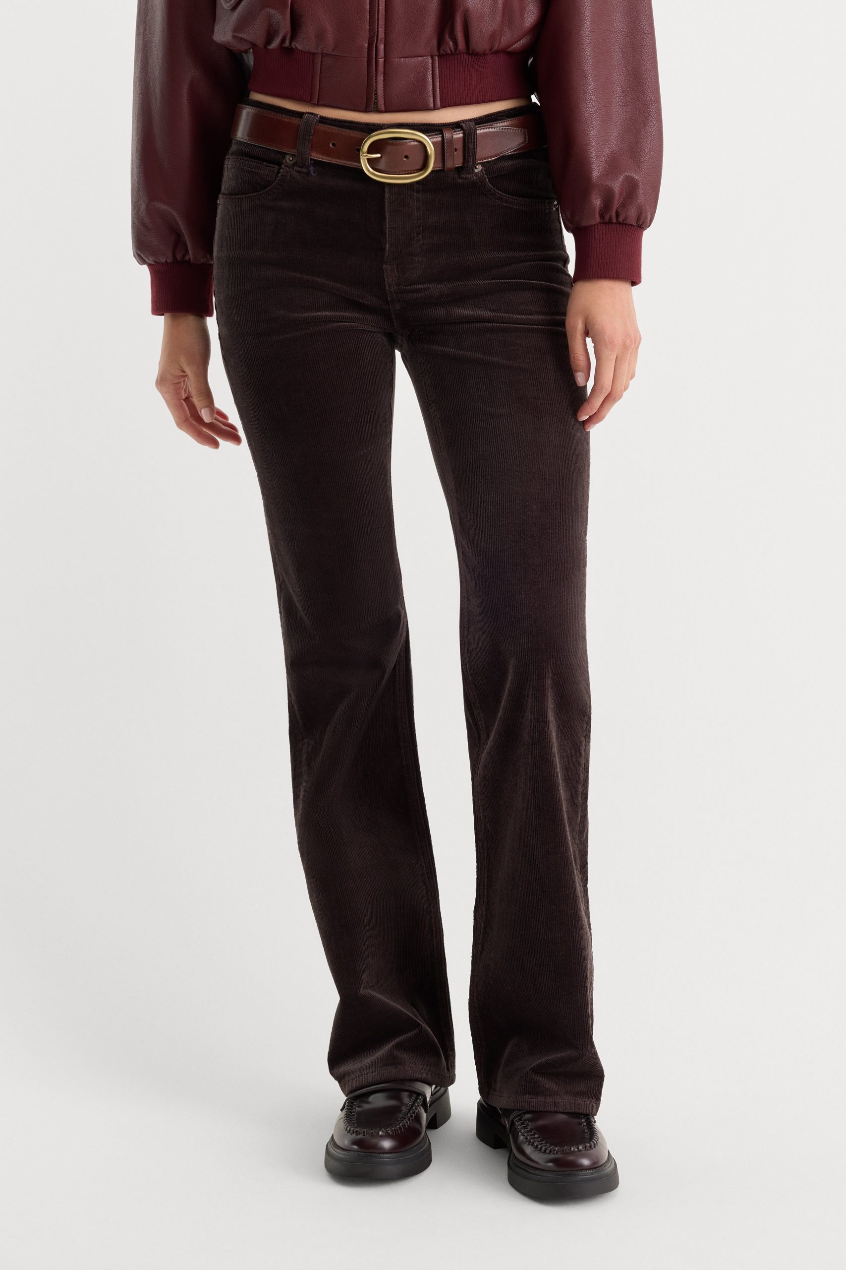 GOOD LOW RISE BOOTCUT CORDUROY PANT | ESPRESSO - Image 2