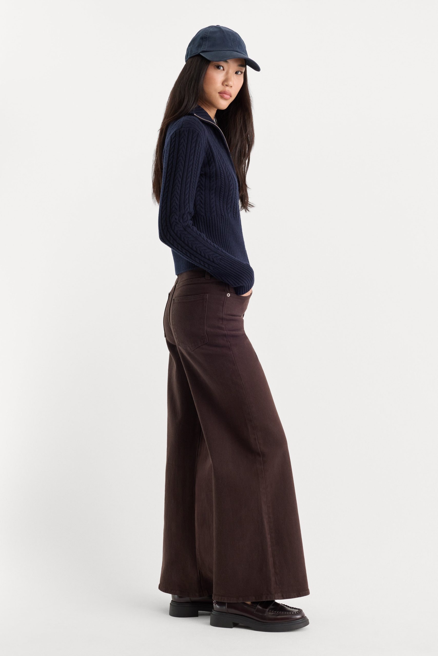 GOOD WAIST PALAZZO ANKLE JEANS | ESPRESSO - Image 3