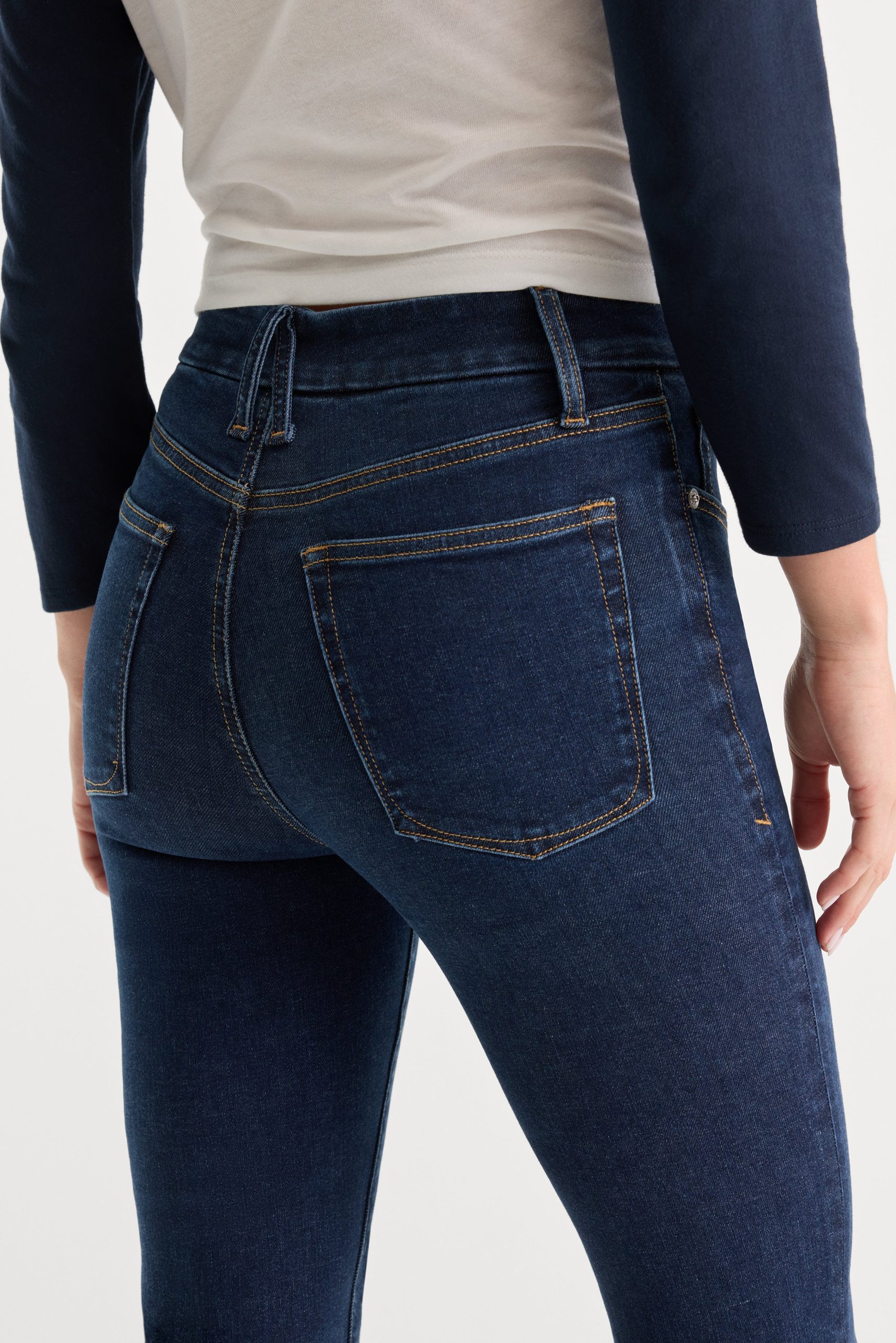 ALWAYS FITS GOOD LEGS FLARE JEANS LONG | INDIGO1317 - Image 6
