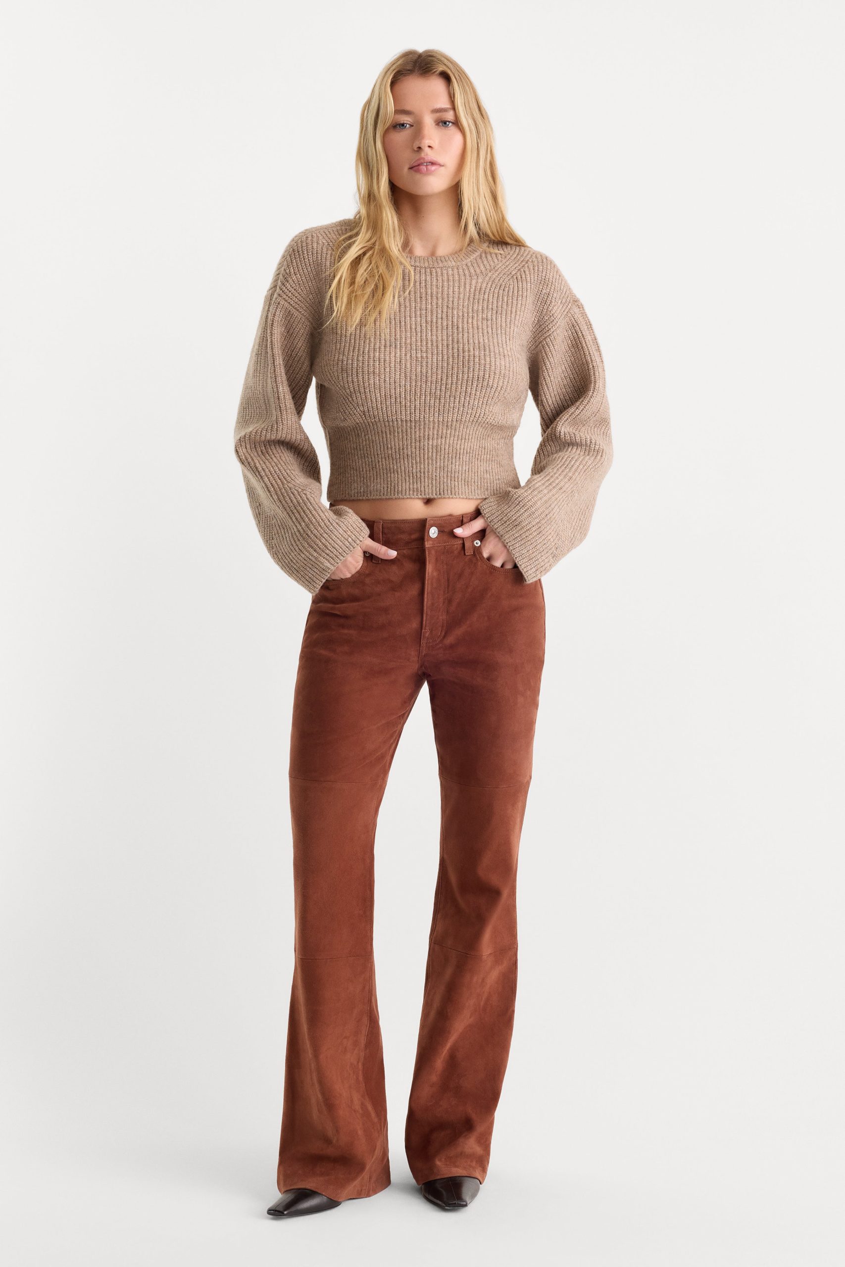 THE CHUNKY KNIT SWEATER | DUSK - Image 6