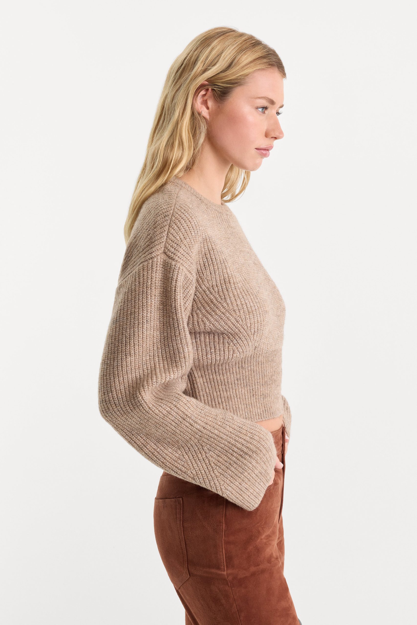 THE CHUNKY KNIT SWEATER | DUSK - Image 4