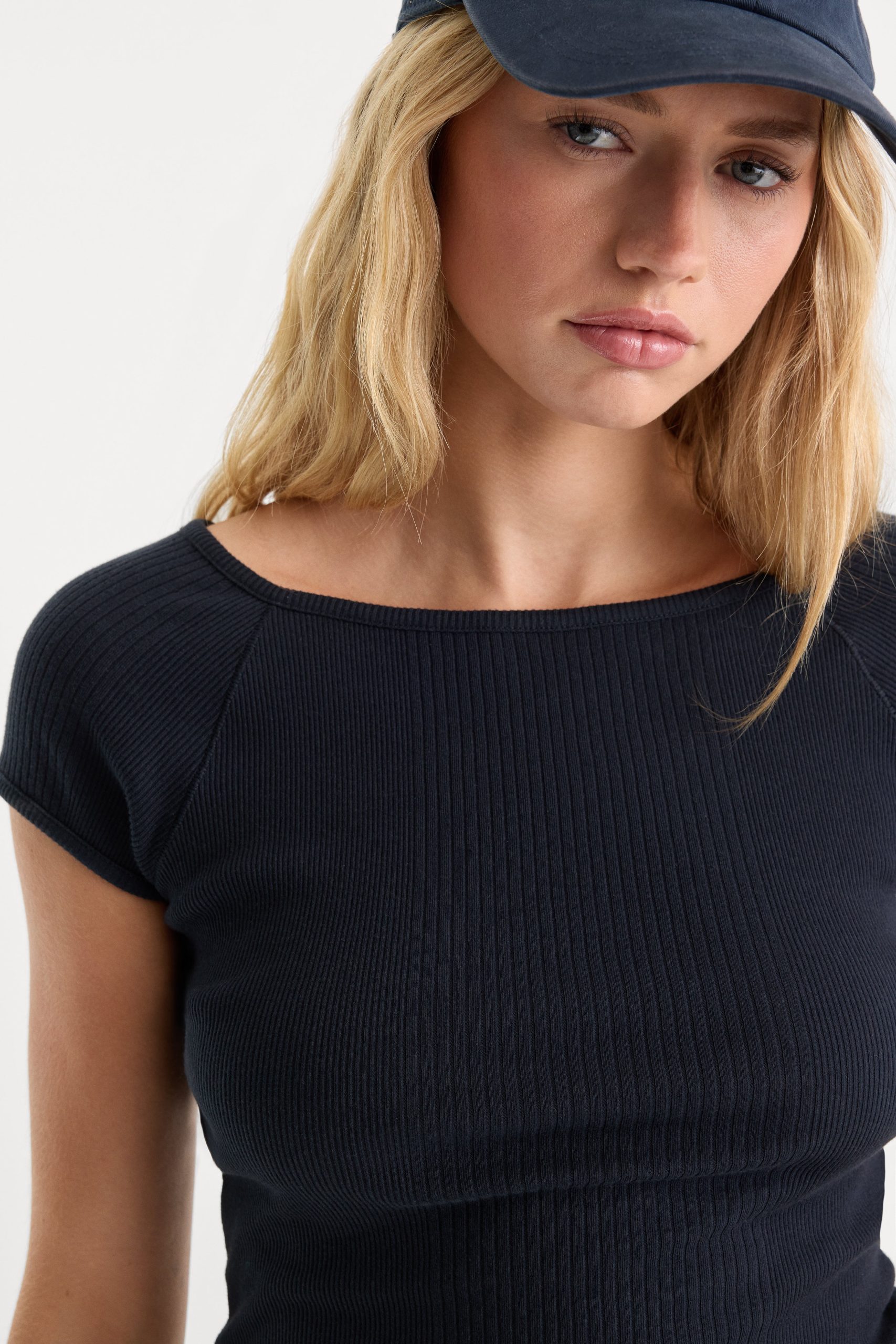 THE VARIEGATED RIB TOP | NEW NAVY002 - Image 2