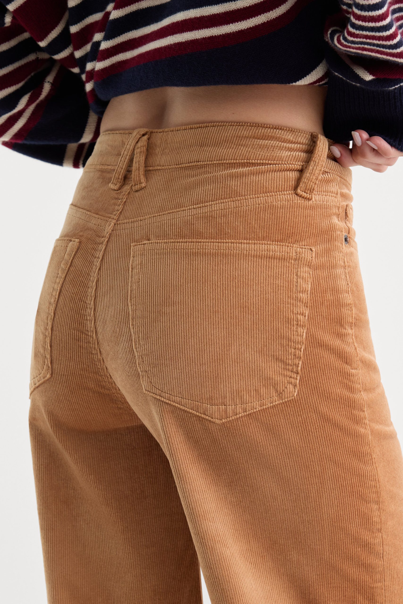 VINTAGE WIDE CORDUROY PANT | CAFE CLAY - Image 6