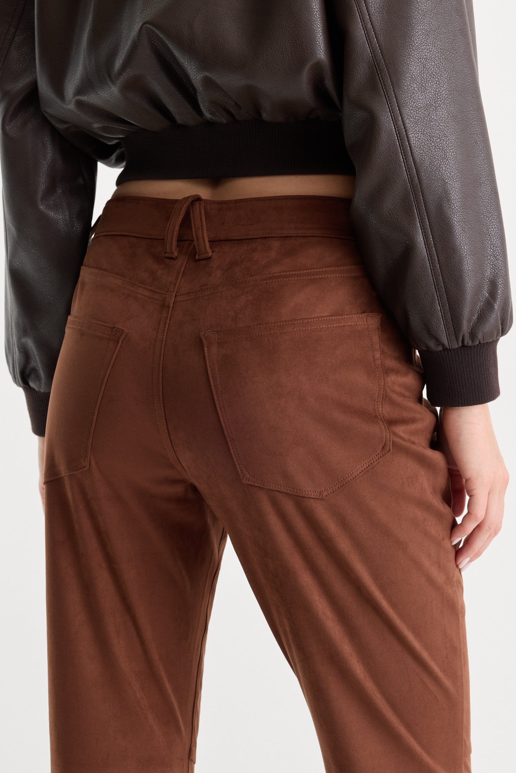 BETTER THAN SUEDE GOOD CLASSIC BOOTCUT PANT | CAFE CLAY - Image 5