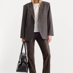 BETTER THAN LEATHER LOW RISE BOOTCUT PANT | ESPRESSO