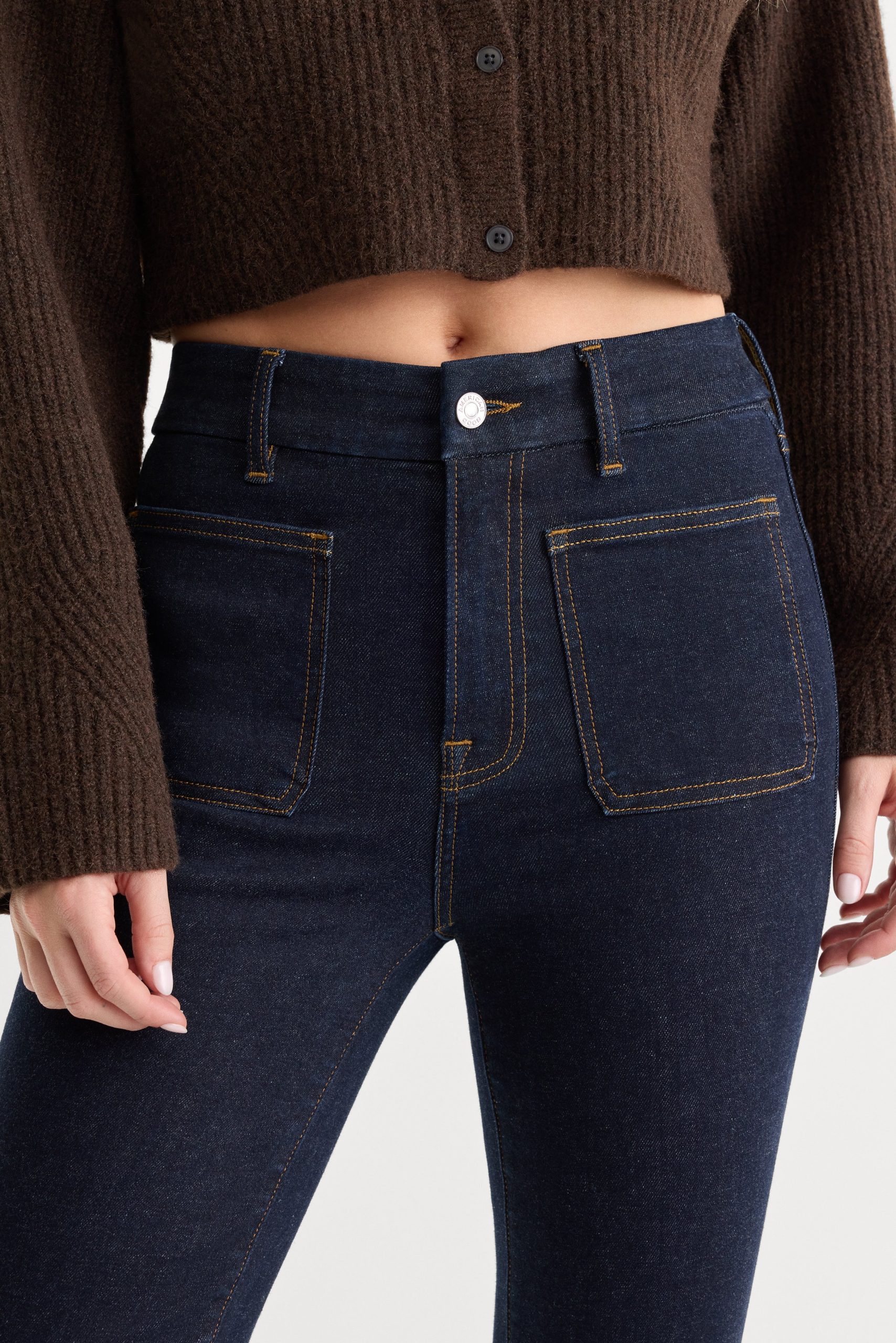 ALWAYS FITS PATCH POCKET GOOD CLASSIC BOOTCUT JEANS | DENETHICBLUE04 - Image 4