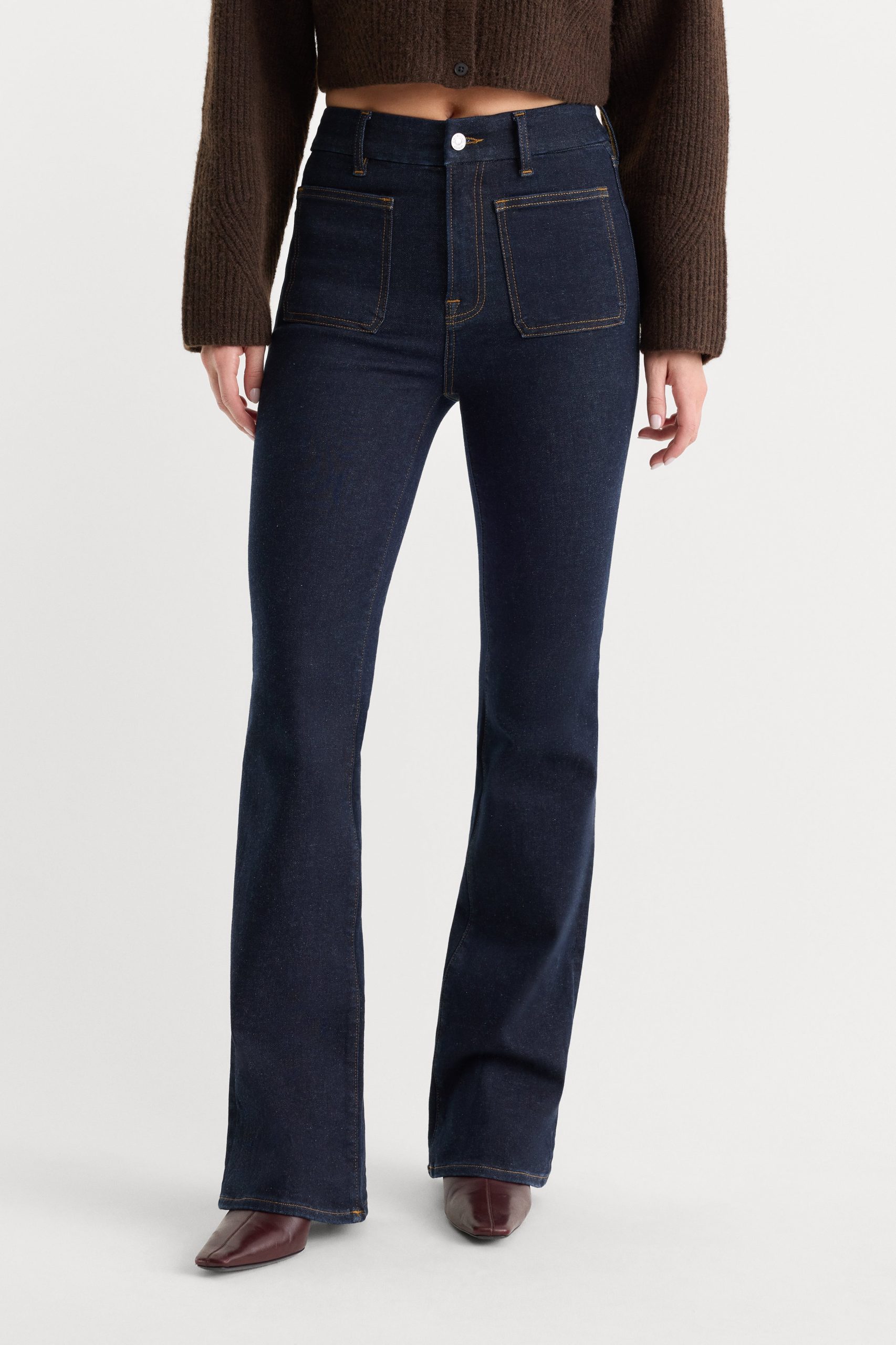 ALWAYS FITS PATCH POCKET GOOD CLASSIC BOOTCUT JEANS | DENETHICBLUE04 - Image 2