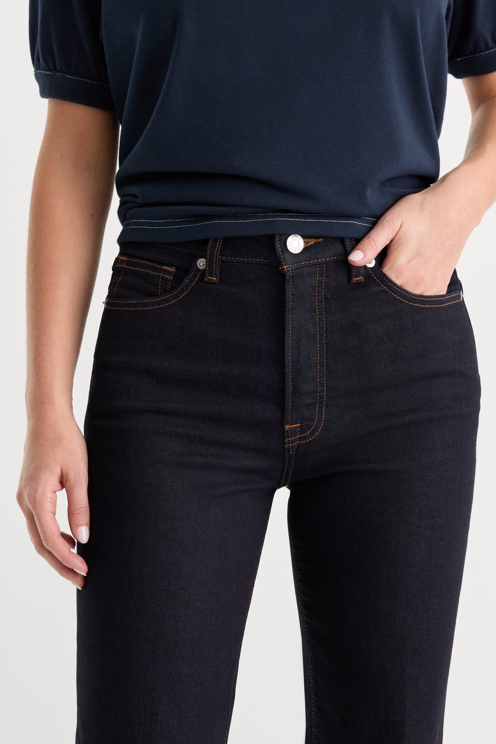 GOOD TRUE STRAIGHT JEANS | RINSE - Image 4