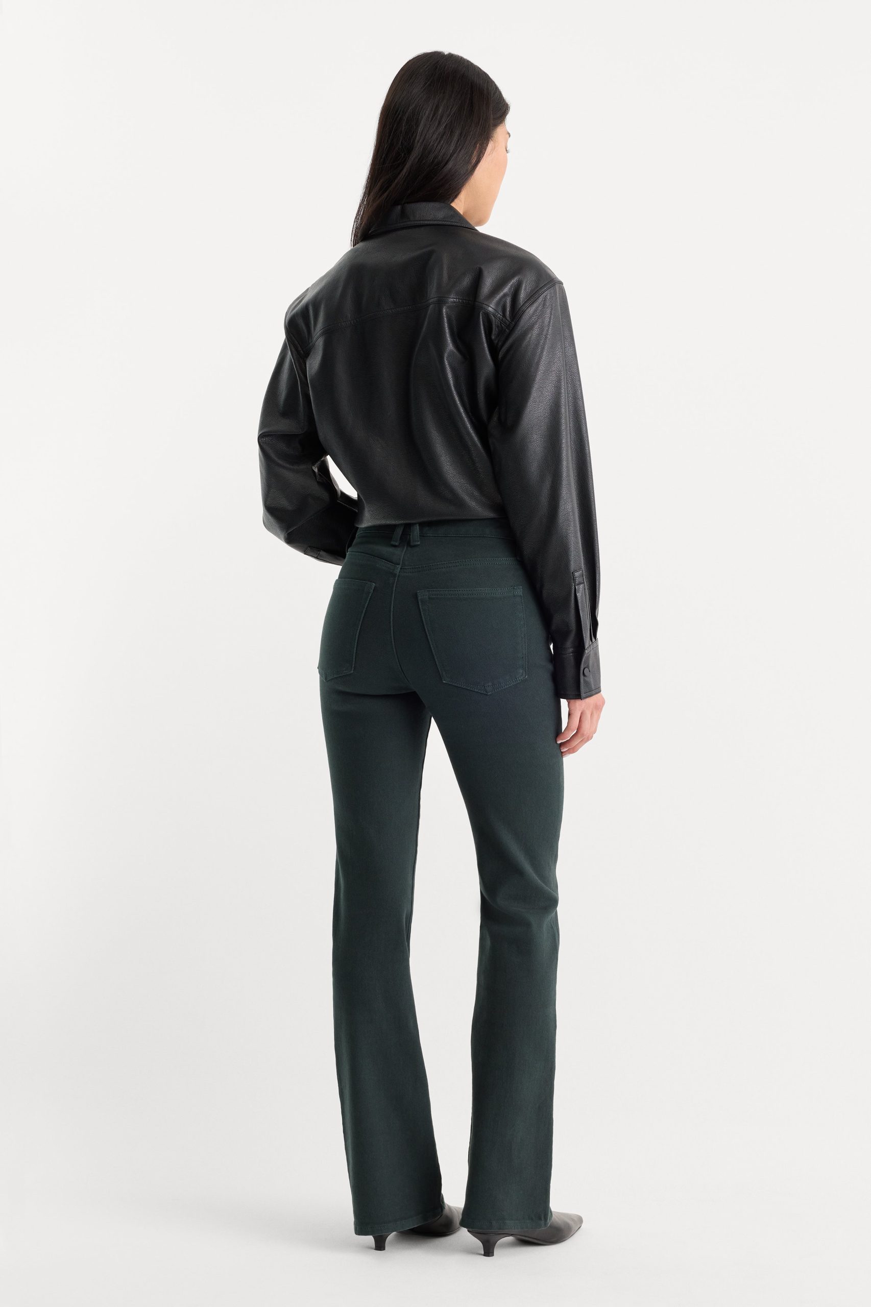 GOOD CLASSIC BOOTCUT JEANS | FOREST GREEN - Image 5