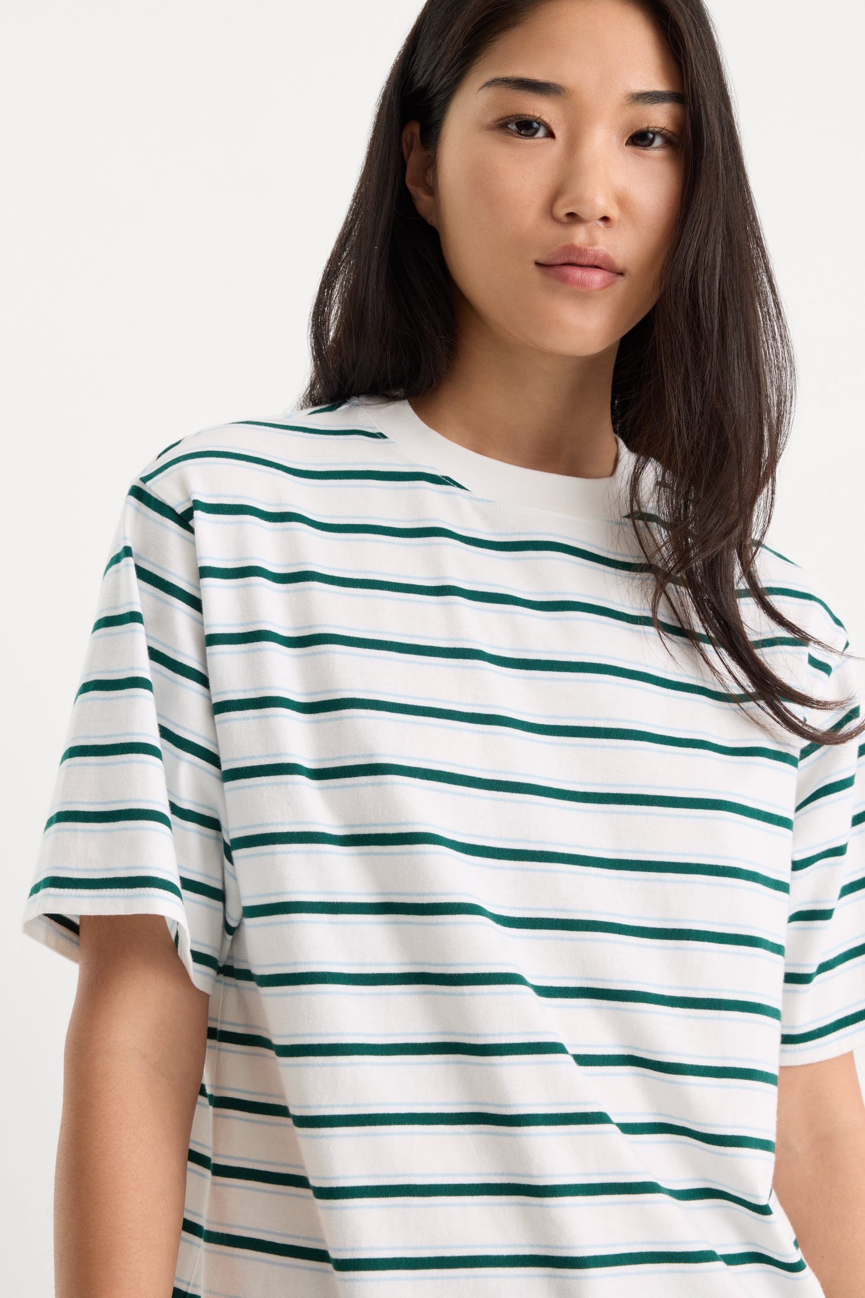 THE BODEGA TEE | FOREST MULTI STRIPE - Image 2
