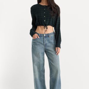 VINTAGE WIDE JEANS | OAK