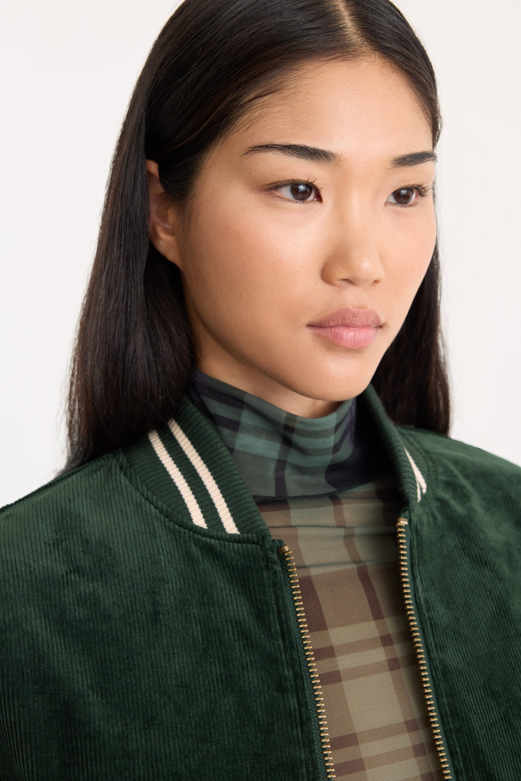 THE CORD VARSITY JACKET | FOREST GREEN - Image 3