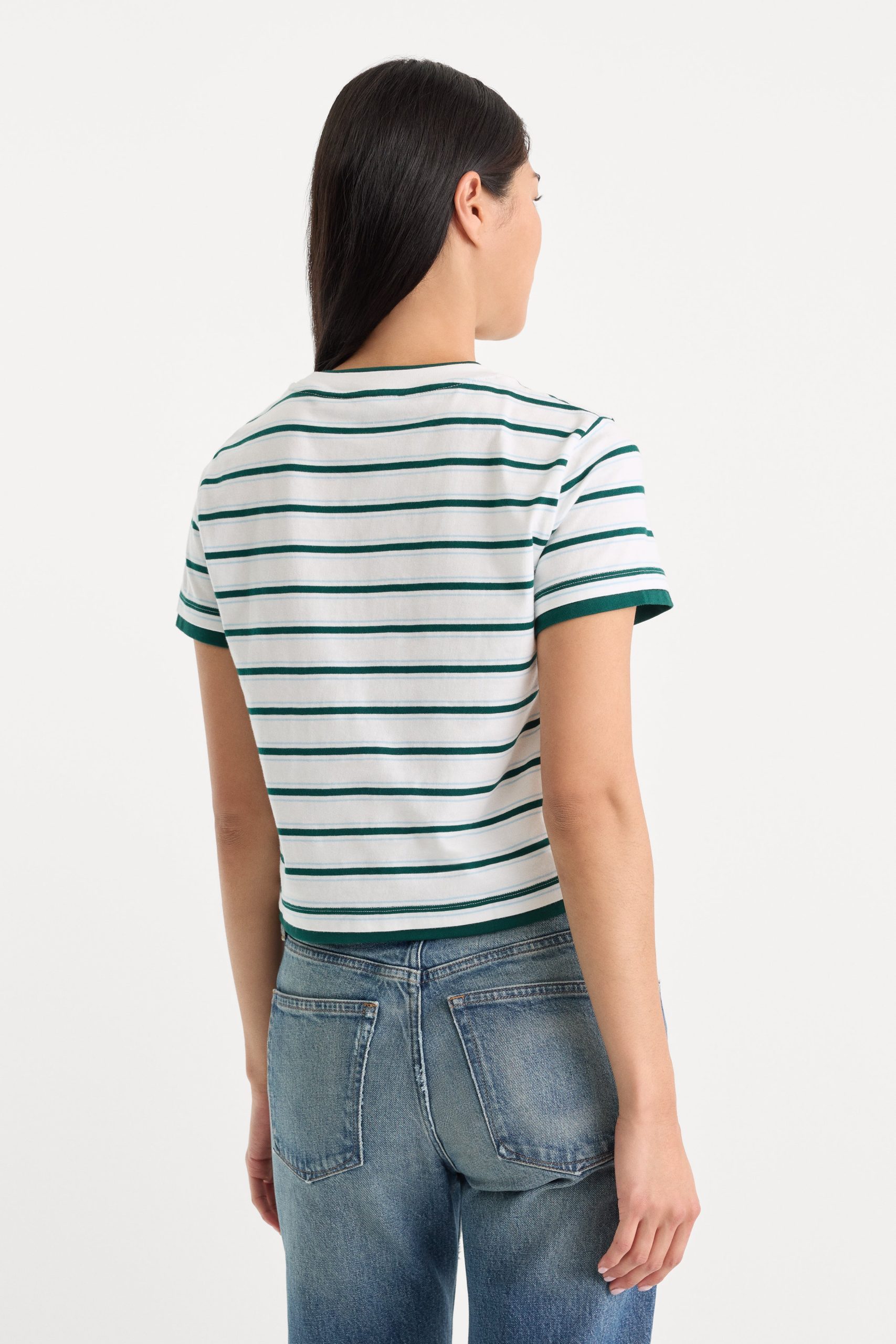 THE LAYERED TEE | FOREST MULTI STRIPE - Image 4