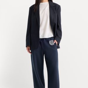 THE BRUSHED FLEECE SWEATPANT | NEW NAVY