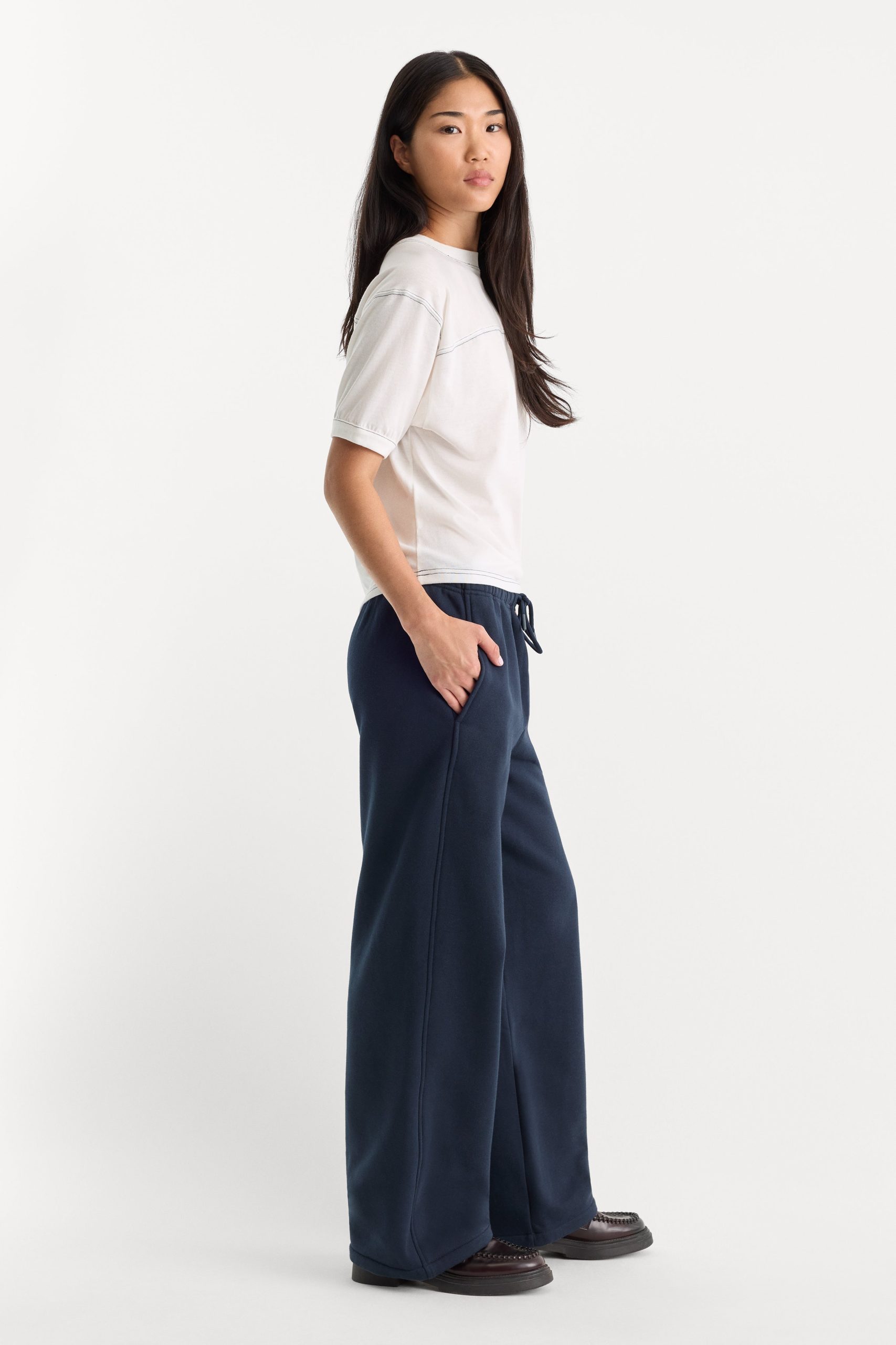 THE BRUSHED FLEECE SWEATPANT | NEW NAVY - Image 5