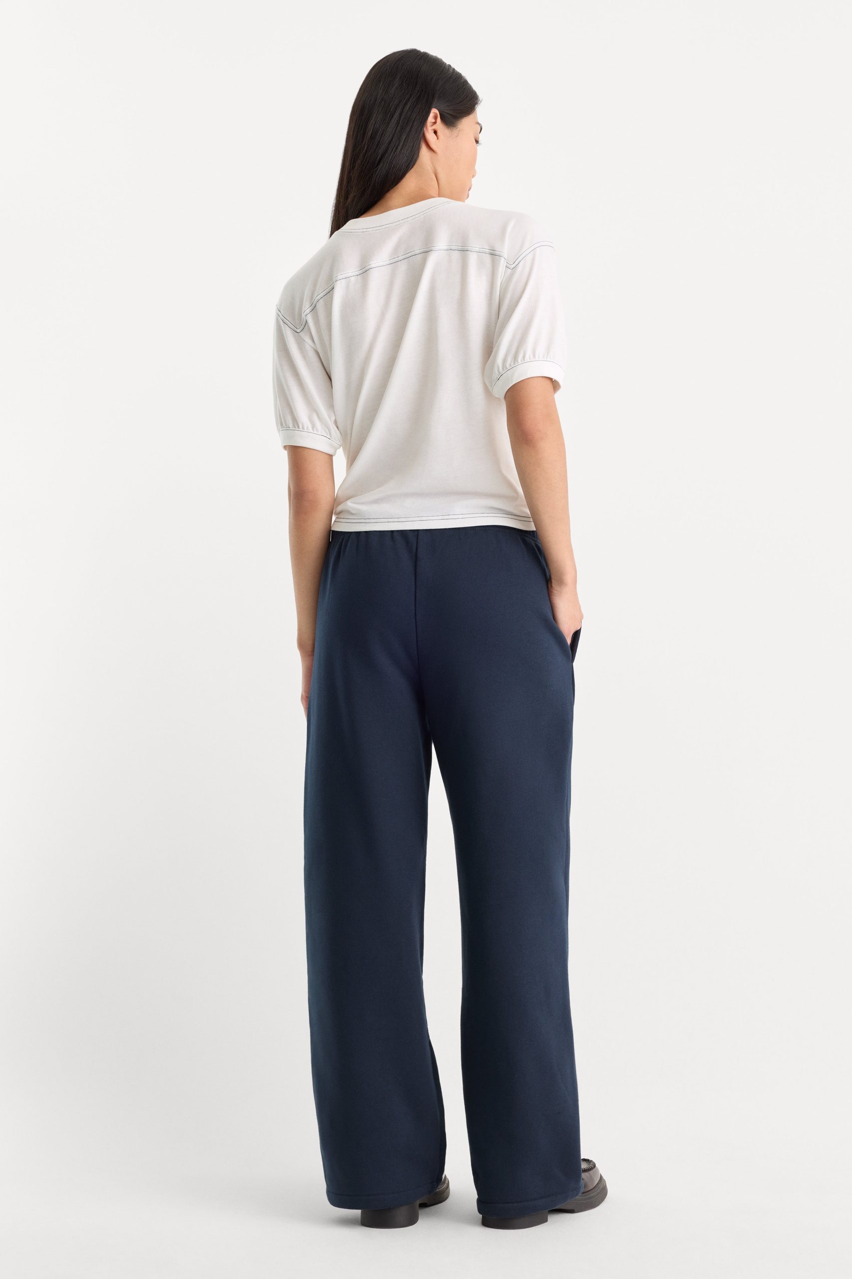 THE BRUSHED FLEECE SWEATPANT | NEW NAVY - Image 7
